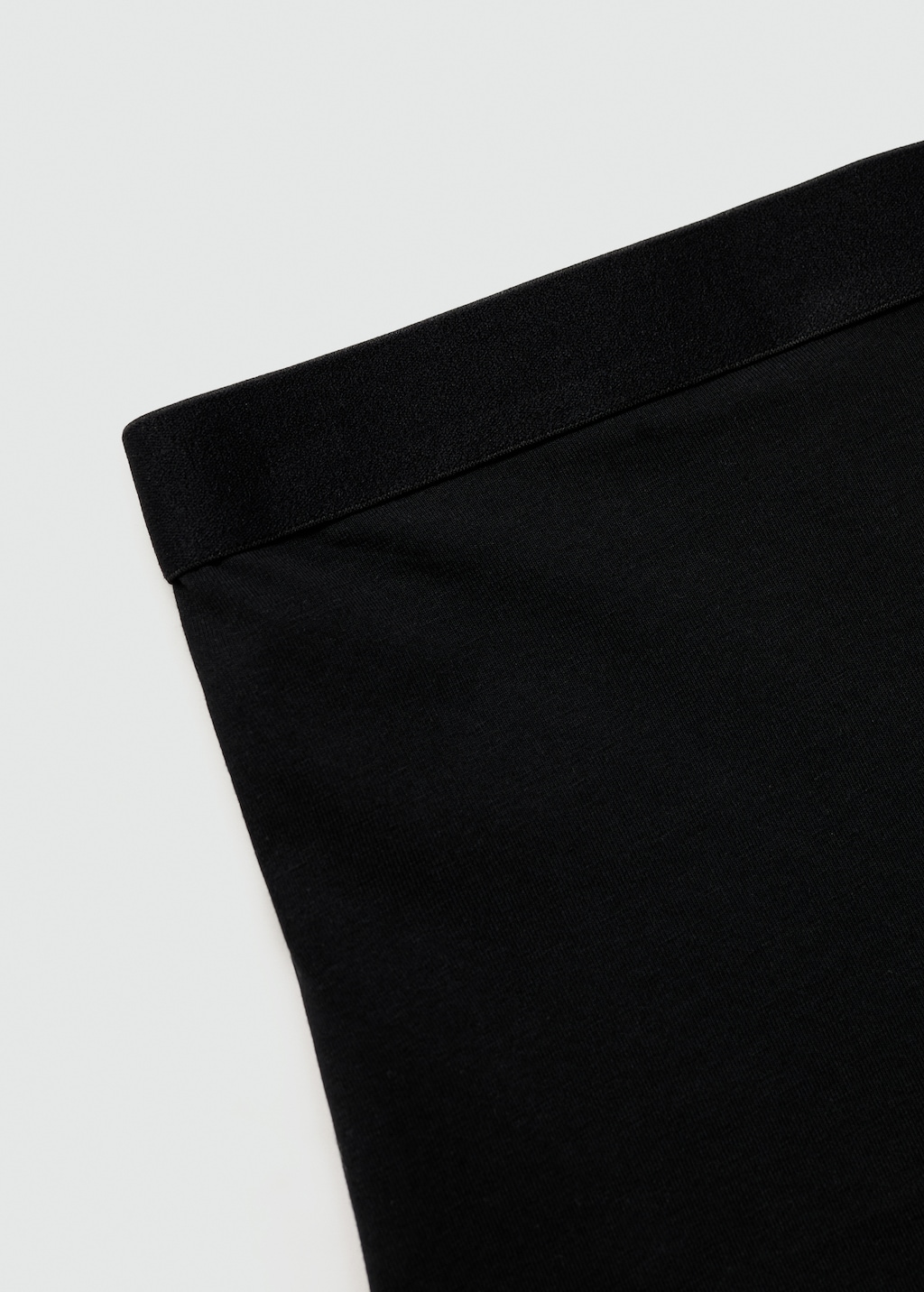 MANGO MAN 3 pack of Black cotton boxer shorts Black M Man