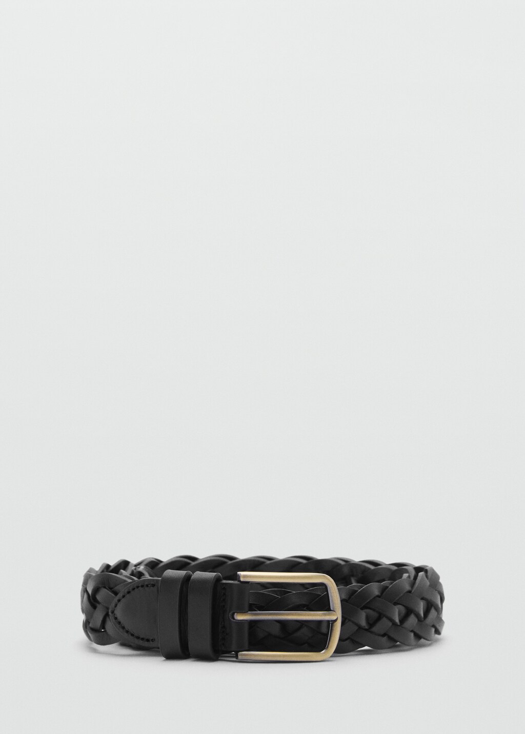 100 braided leather belt Men MANGO United Kingdom