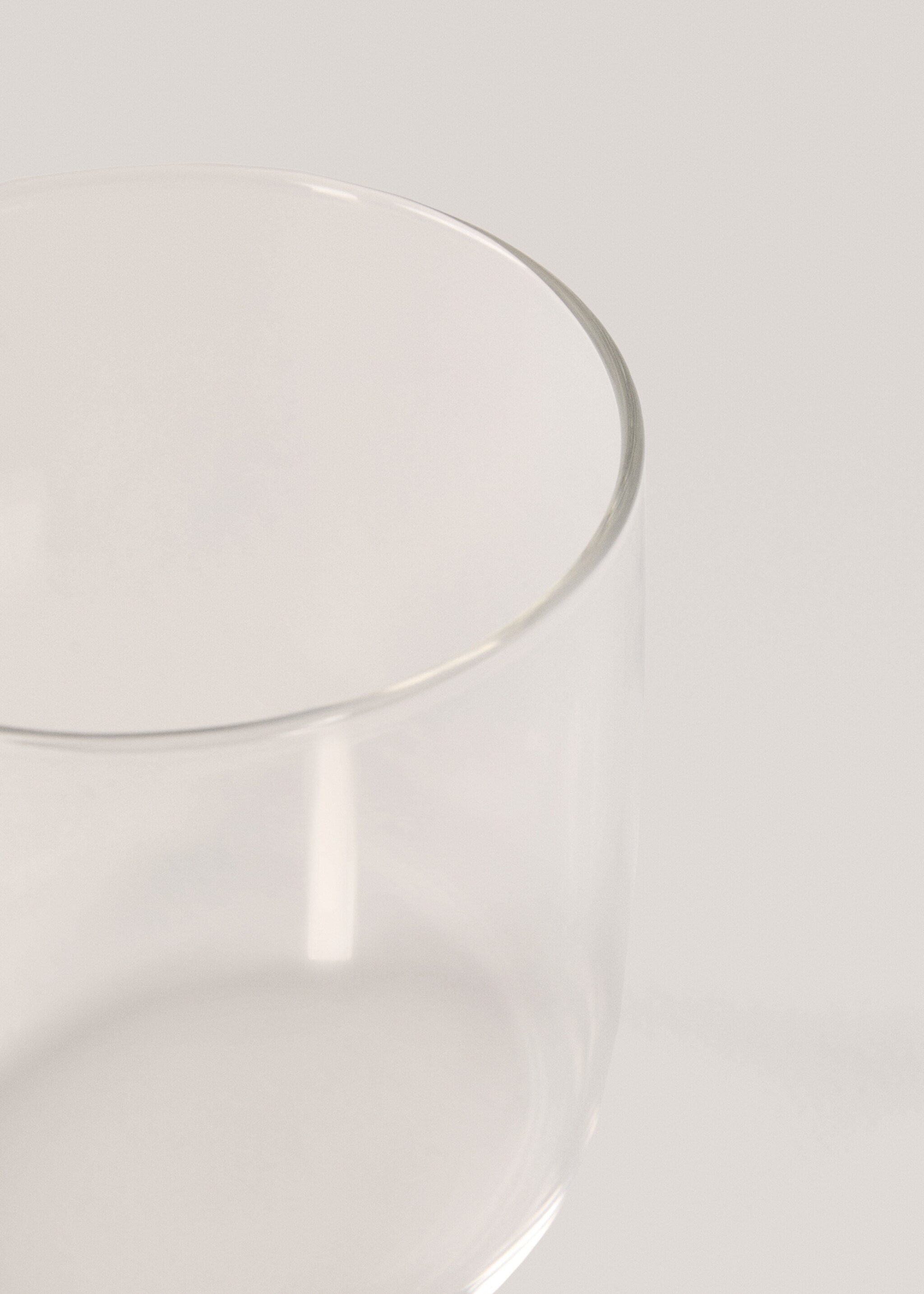 Medium borosilicate glass tumbler with plain design - Details of the article 1