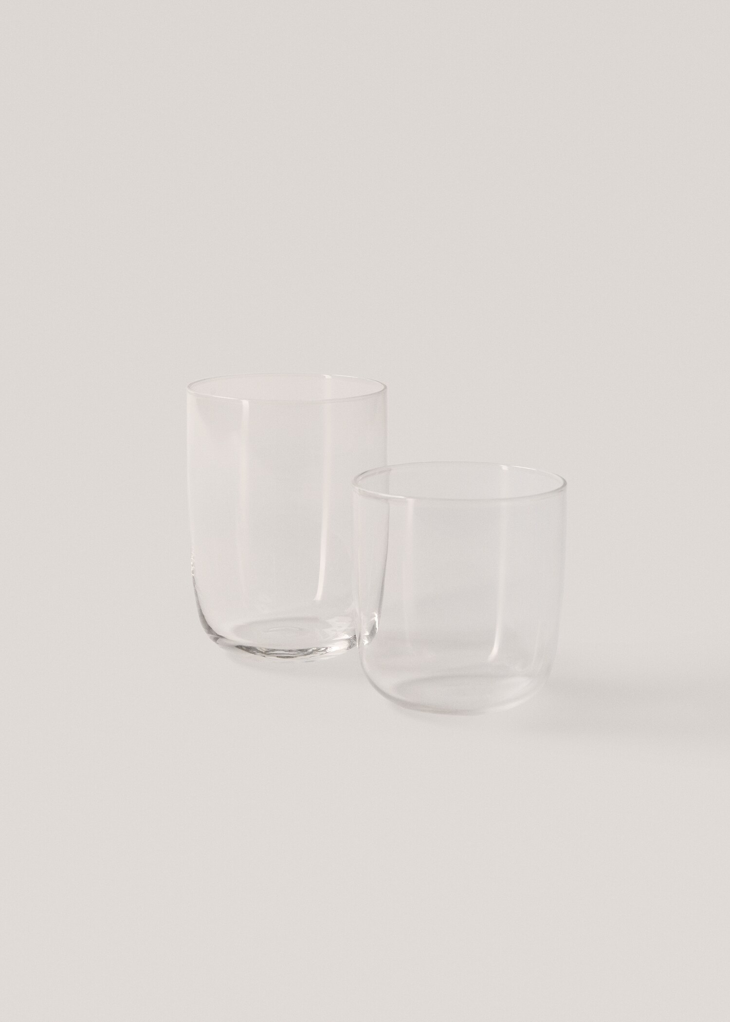 Medium borosilicate glass tumbler with plain design - Details of the article 3