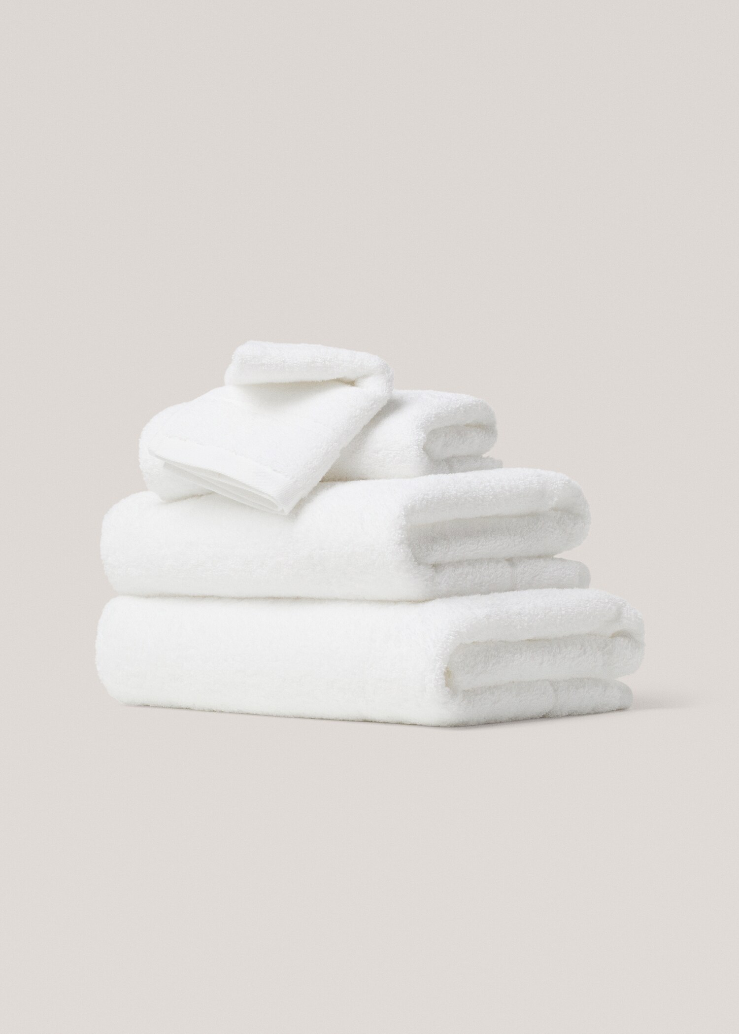 Cotton face towel 30x50cm - Article without model