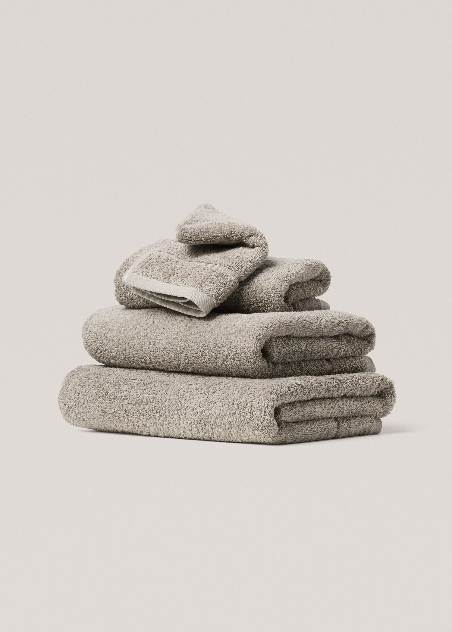 Cotton face towel 30x50cm - Article without model