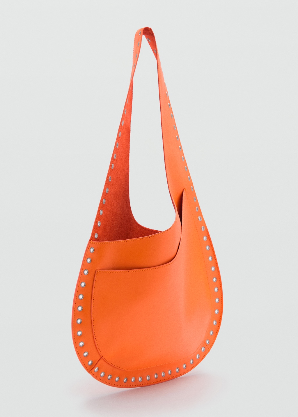 Leather laser cut bag Women MANGO Curacao