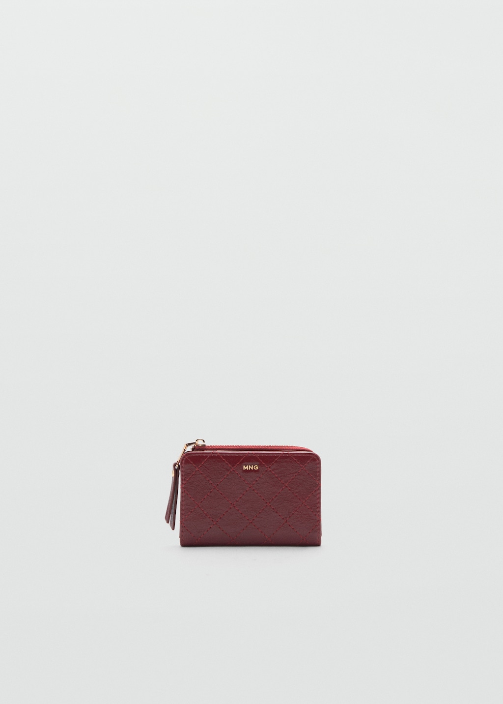 Wallet with decorative stitching Women MANGO Ireland