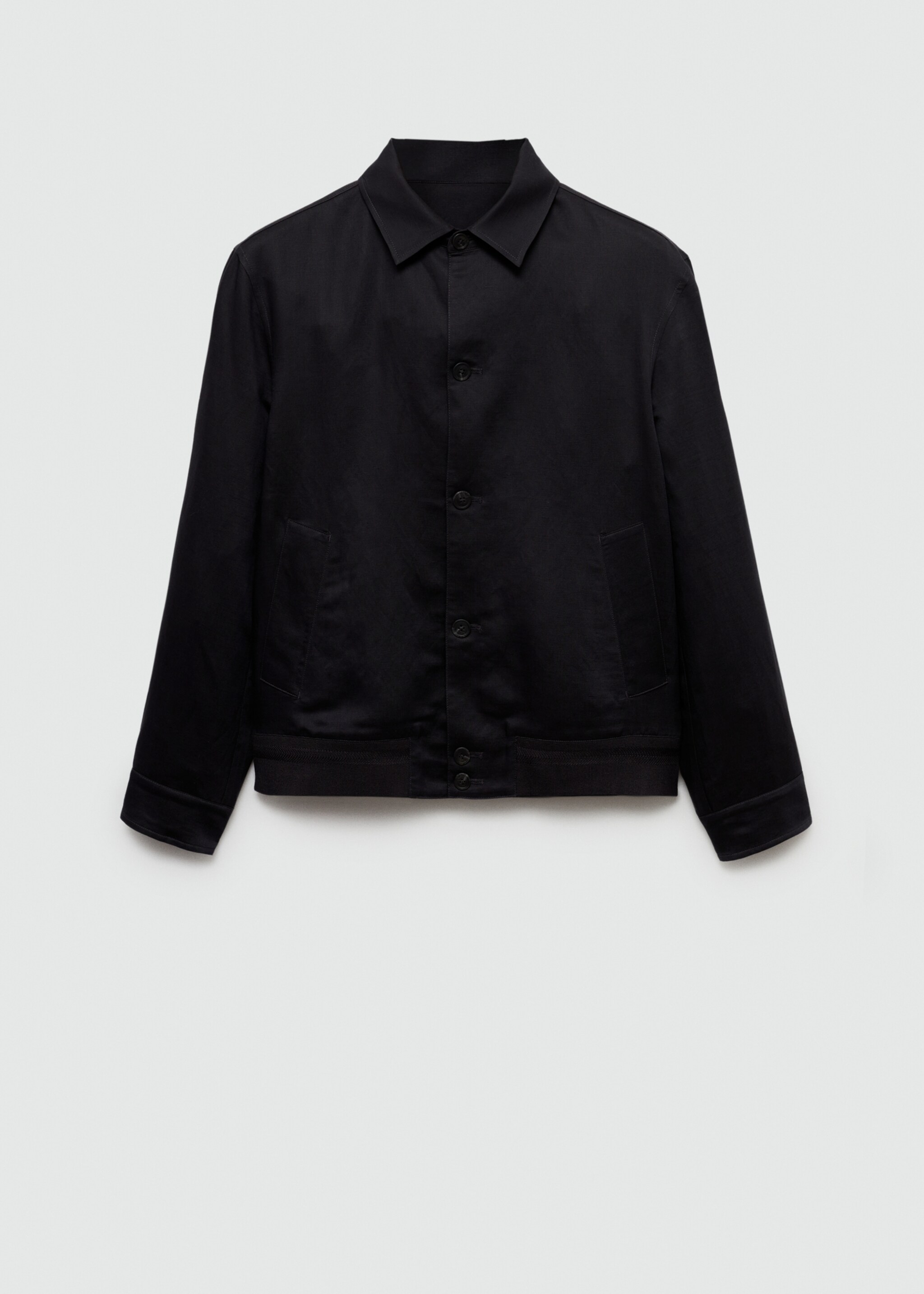 Tencel-linen blend overshirt - Article without model