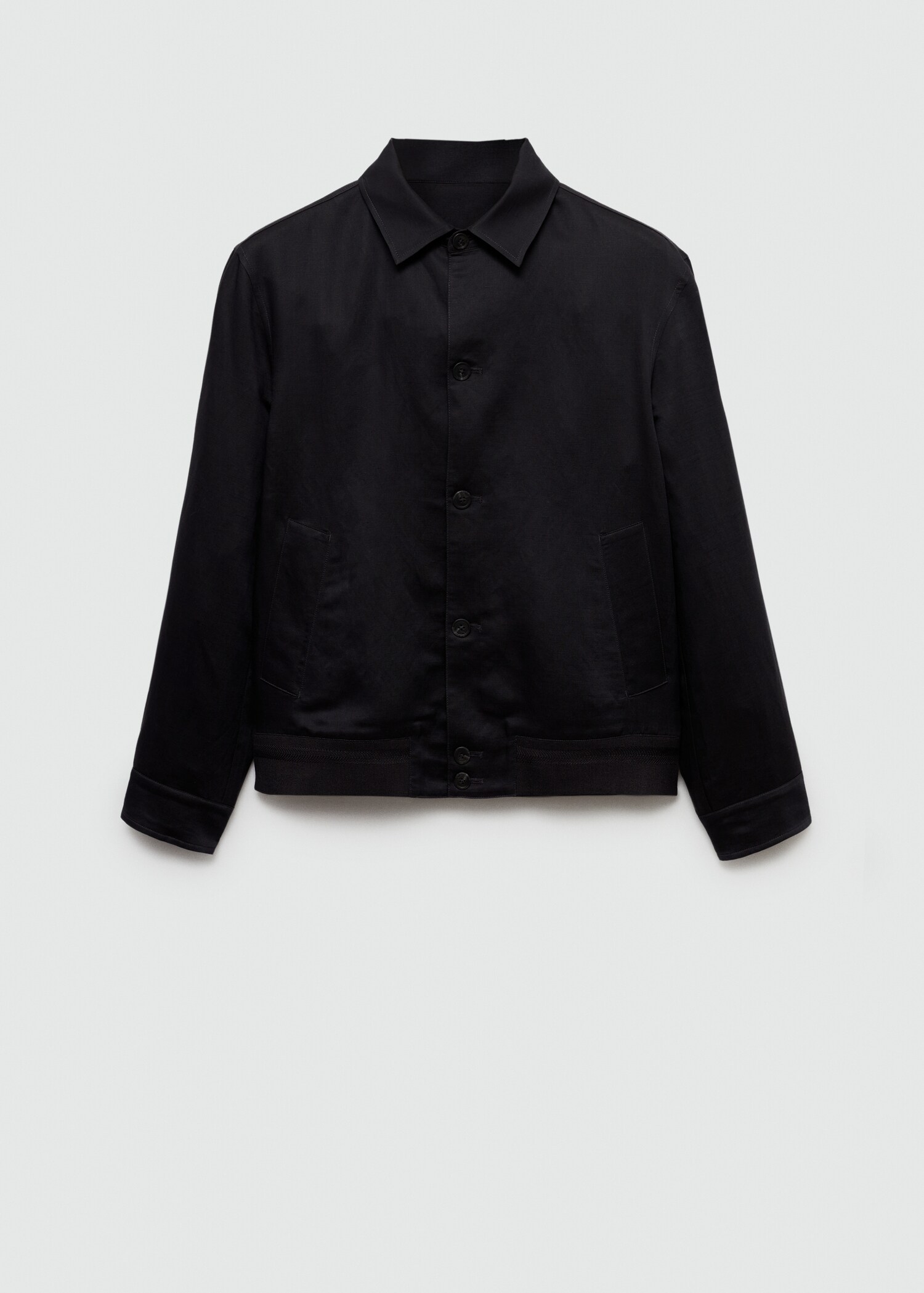 Tencel-linen blend overshirt - Article without model