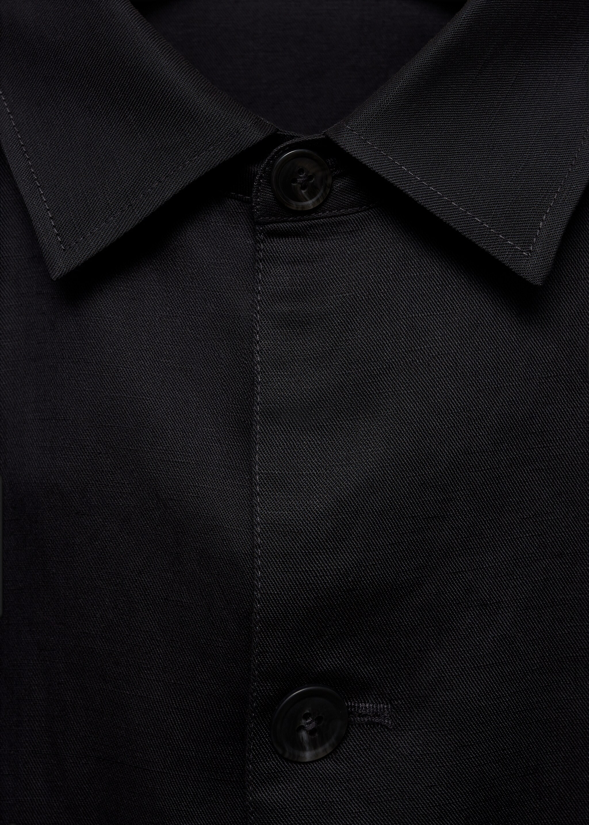 Tencel-linen blend overshirt - Details of the article 0