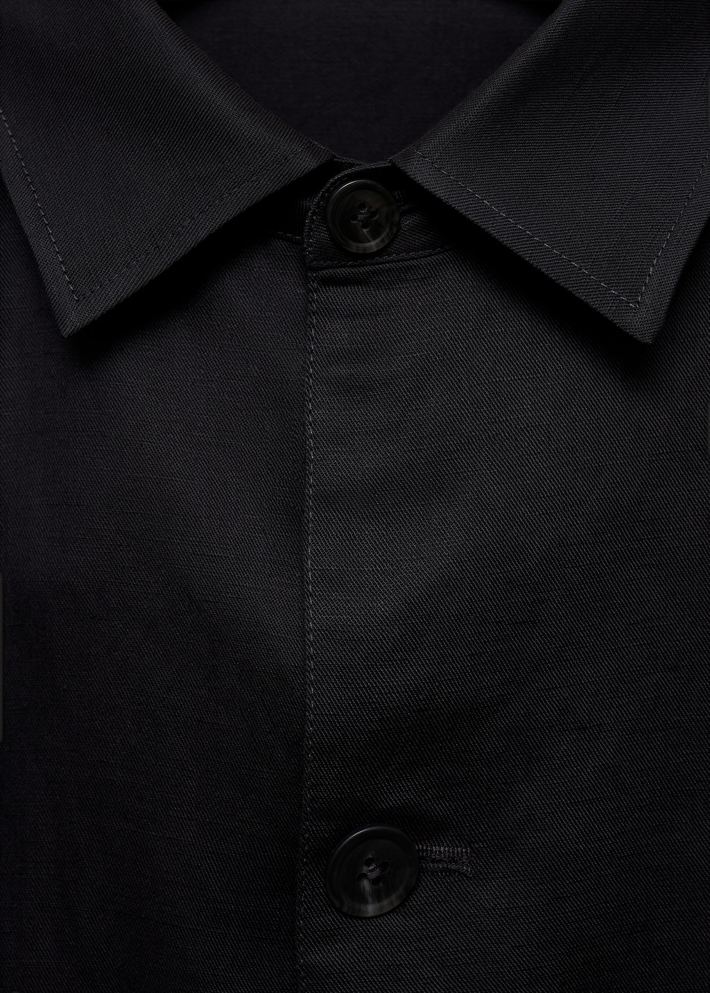 Tencel-linen blend overshirt