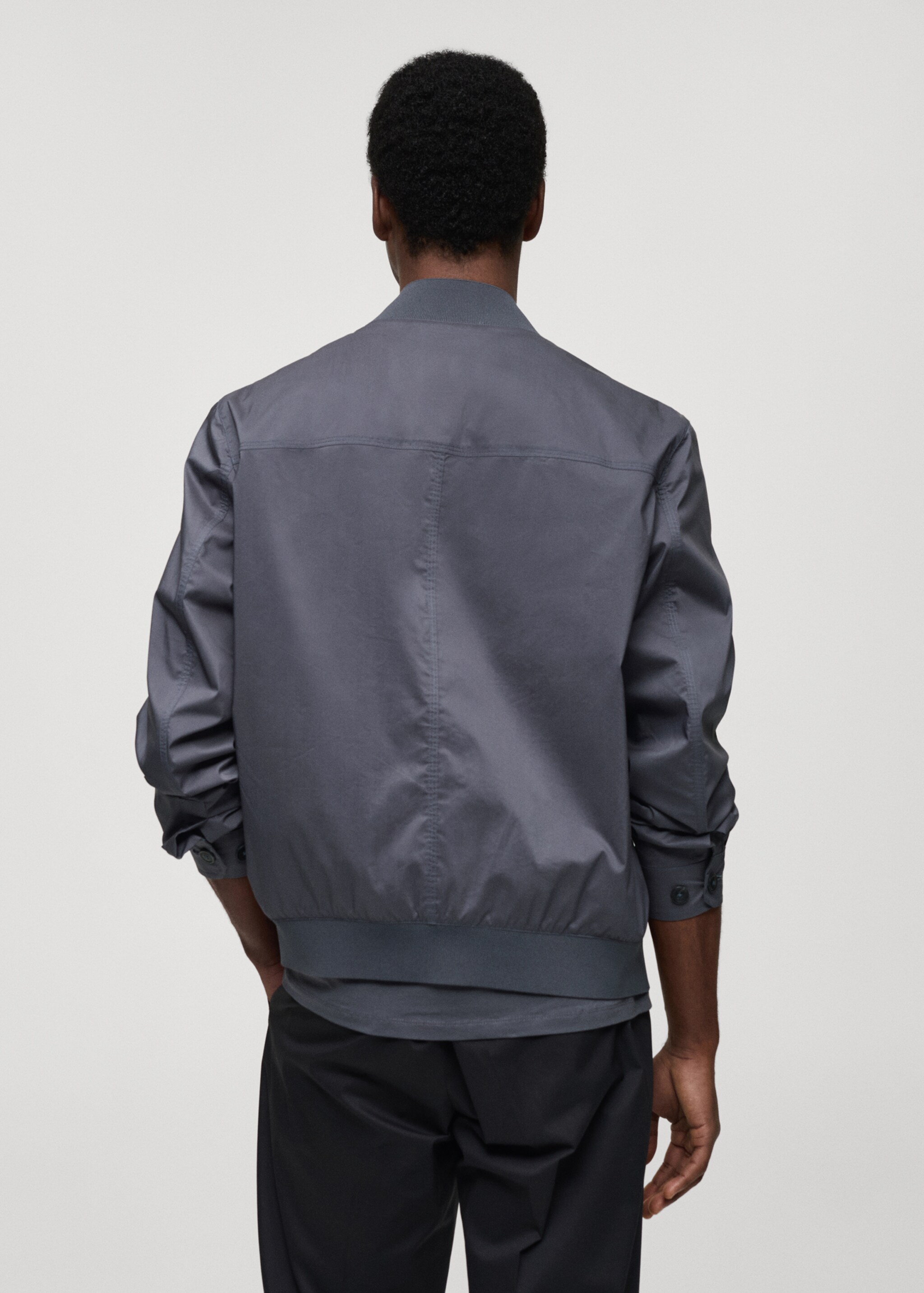 Bomber jacket with pocket - Reverse of the article