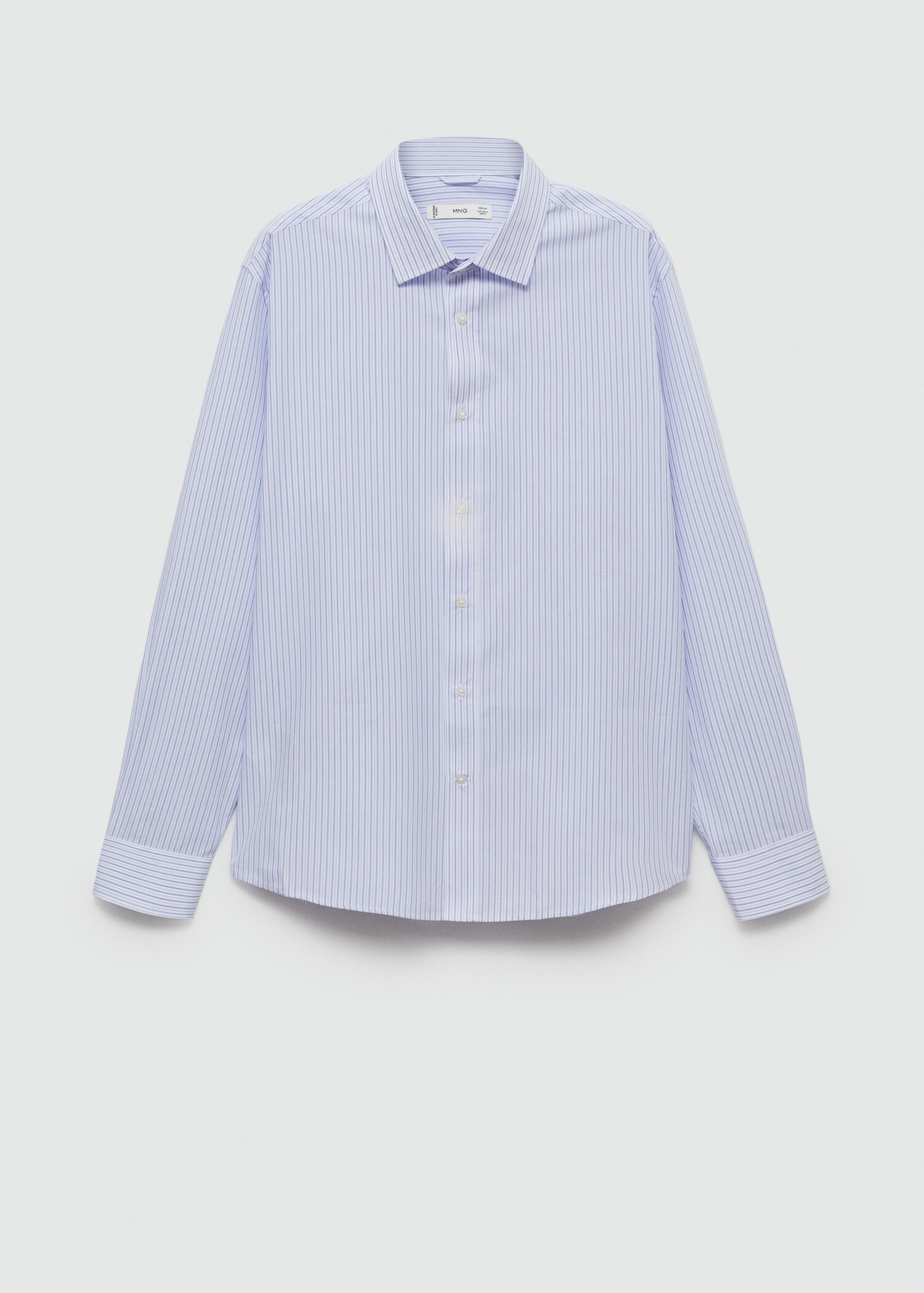 Chemise regular-fit 100 % coton rayures - Article sans modèle