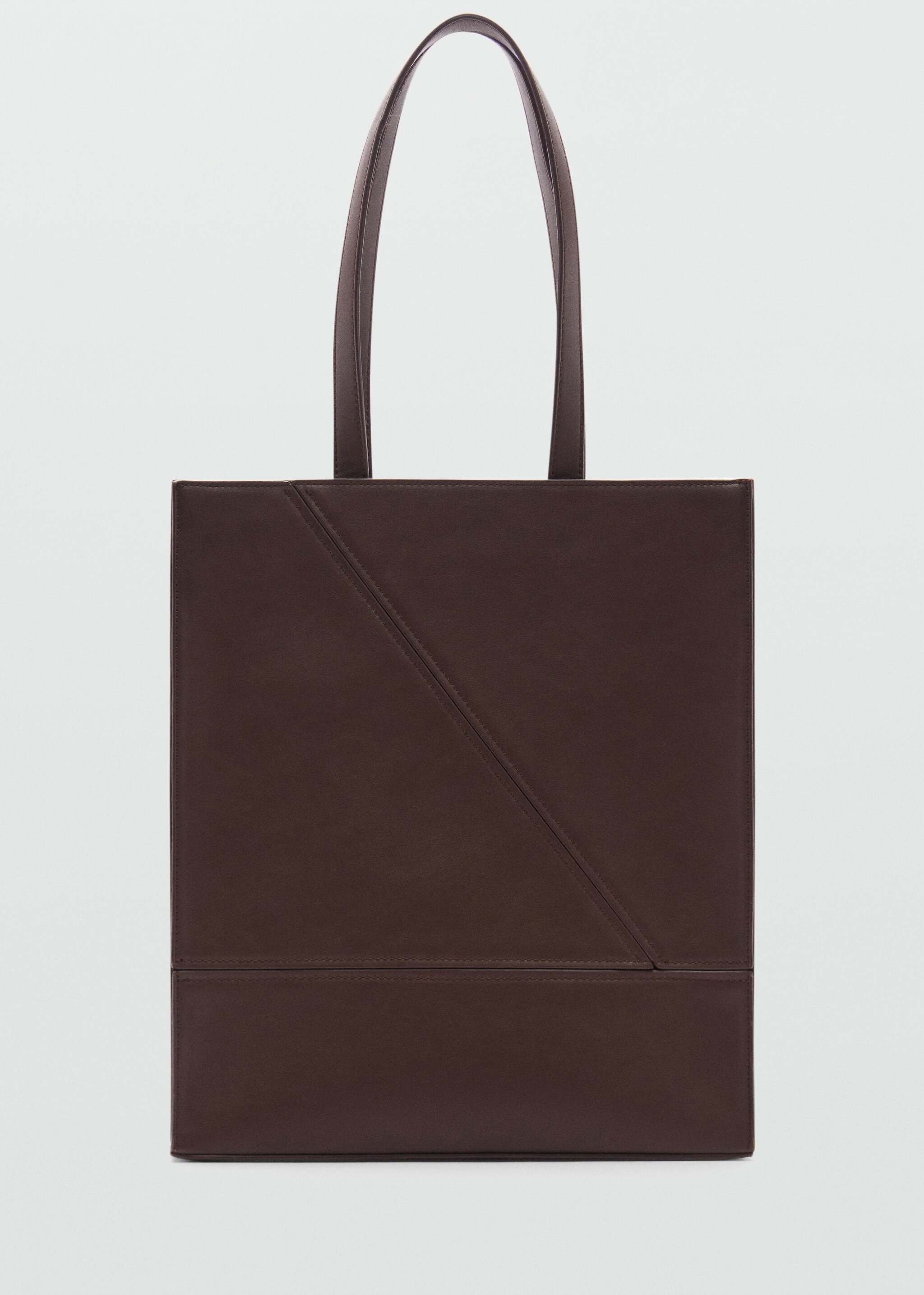 Faux-leather tote bag - Article without model