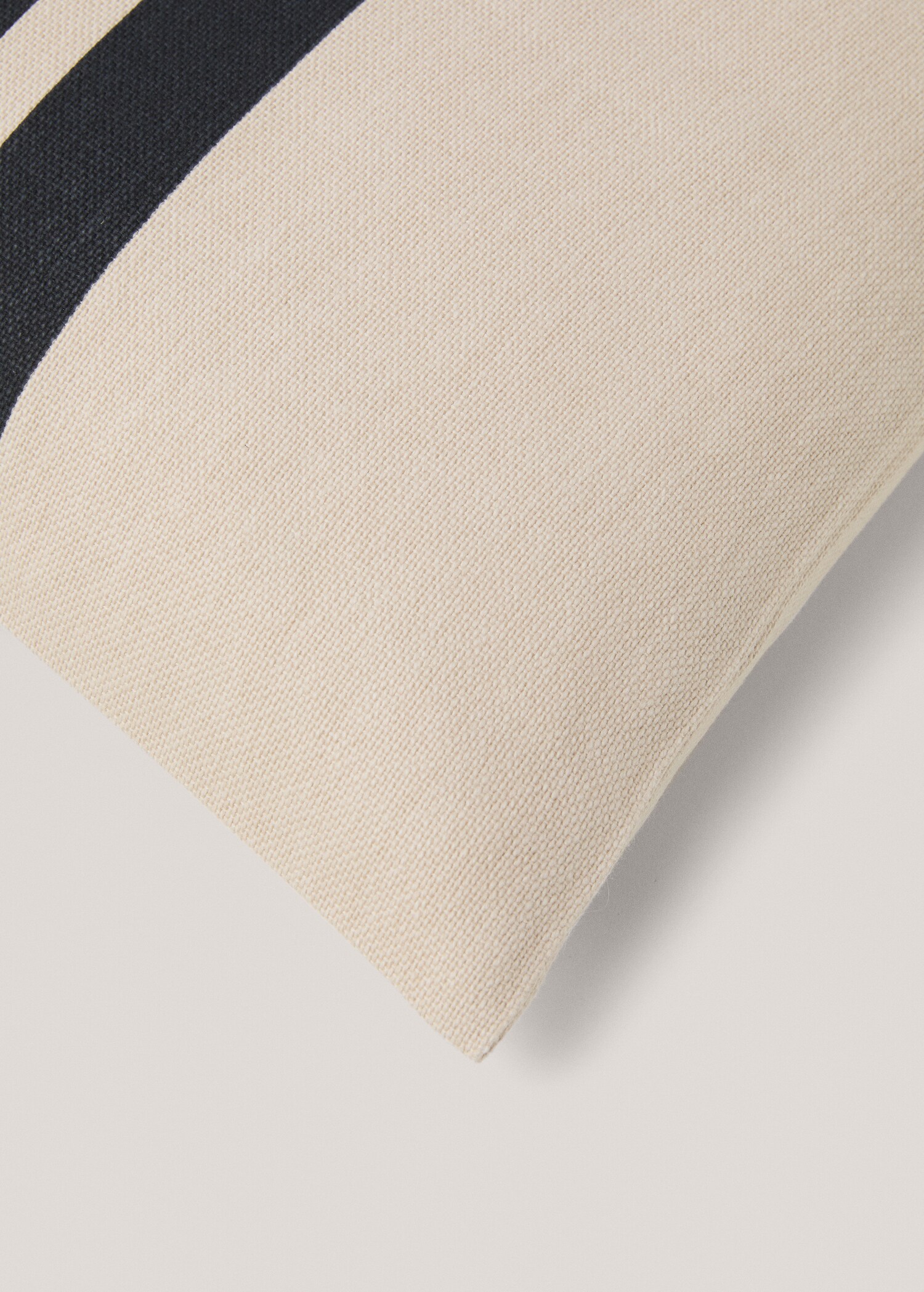 Housse de coussin coton double rayure 45x45 cm - Détail de l'article 4