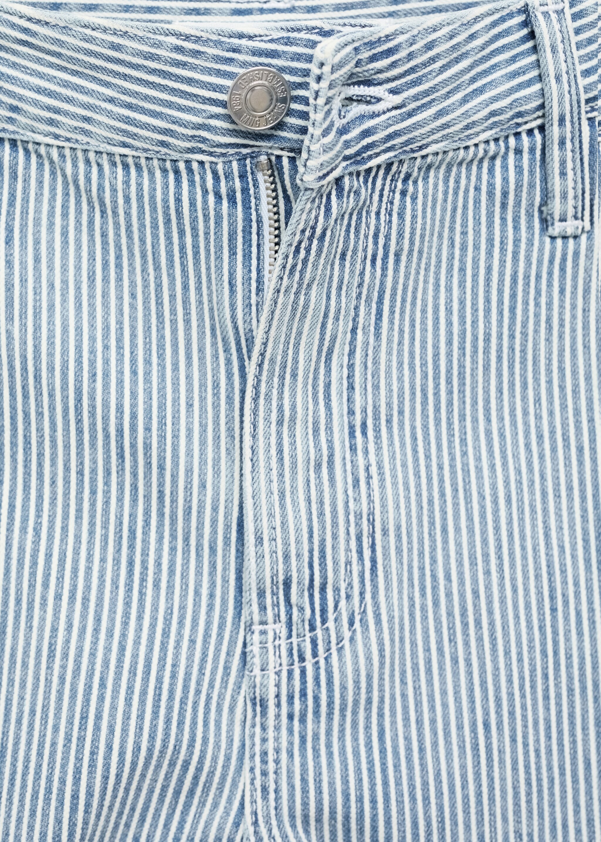 Shorts vaqueros estampado rayas - Detalle del artículo 8