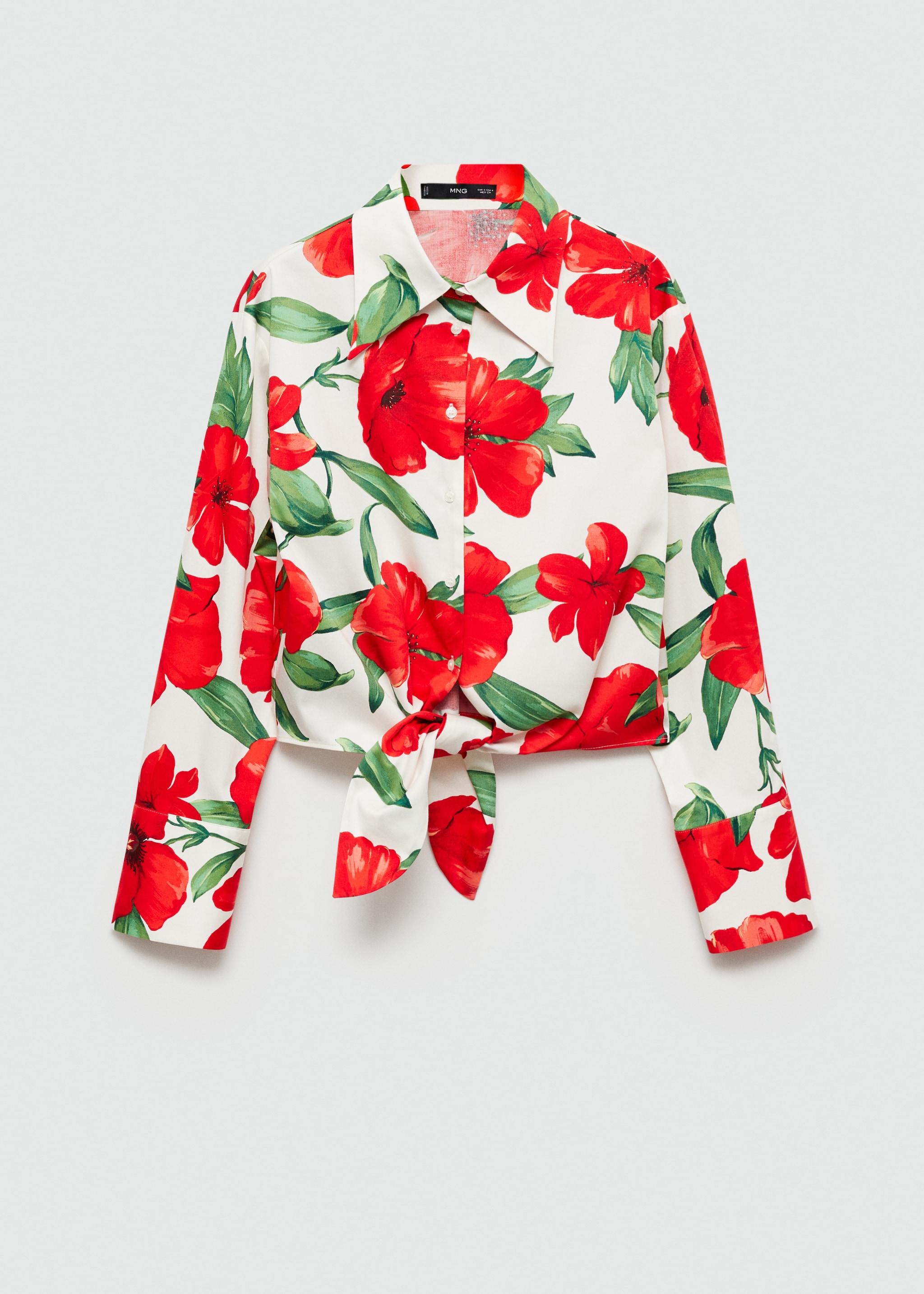 Bow printed shirt - Article without model