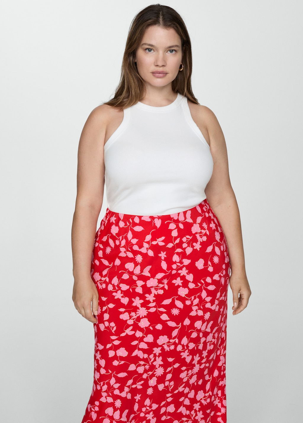 Jupe longue verte mango new arrivals