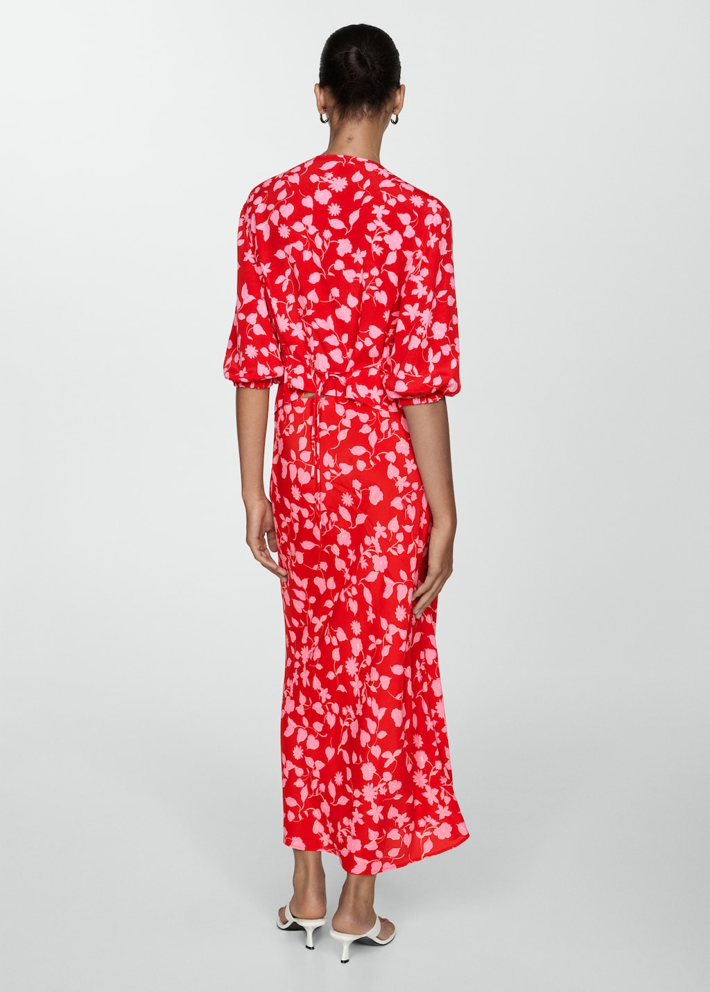 Mango Printed long skirt