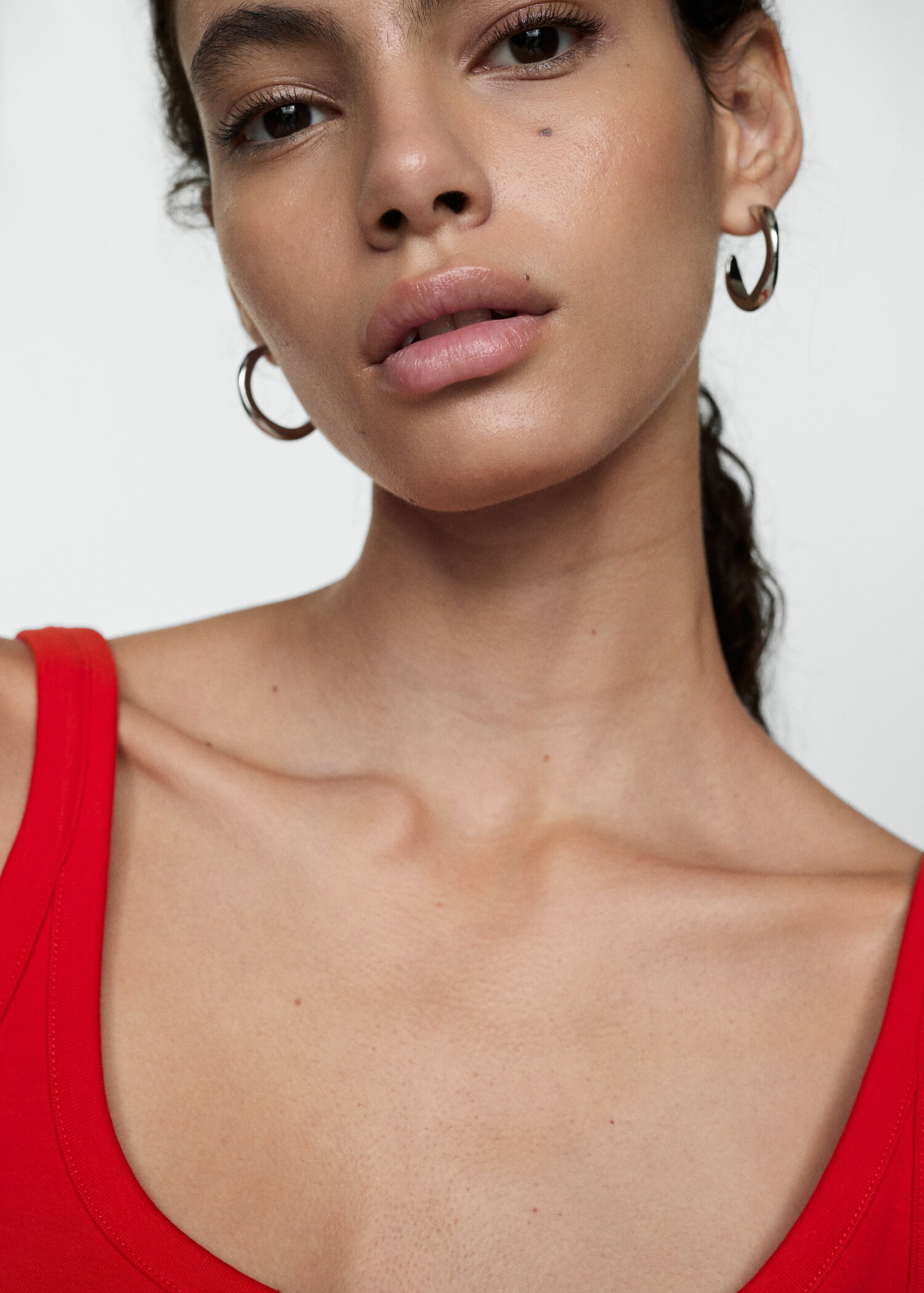 Vestido midi tirantes - Detalle del artículo 1