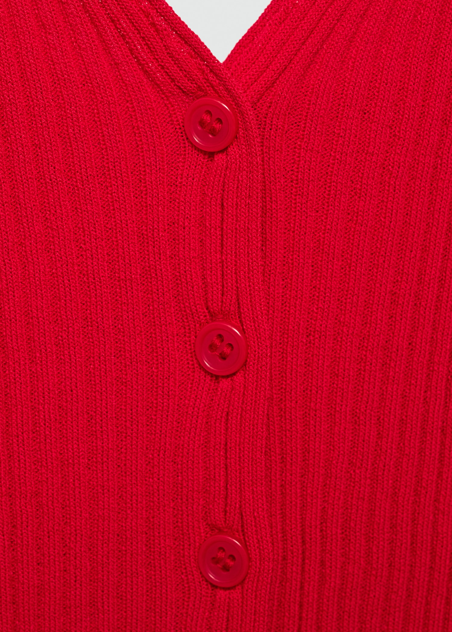 Buttoned knit top - Details of the article 8