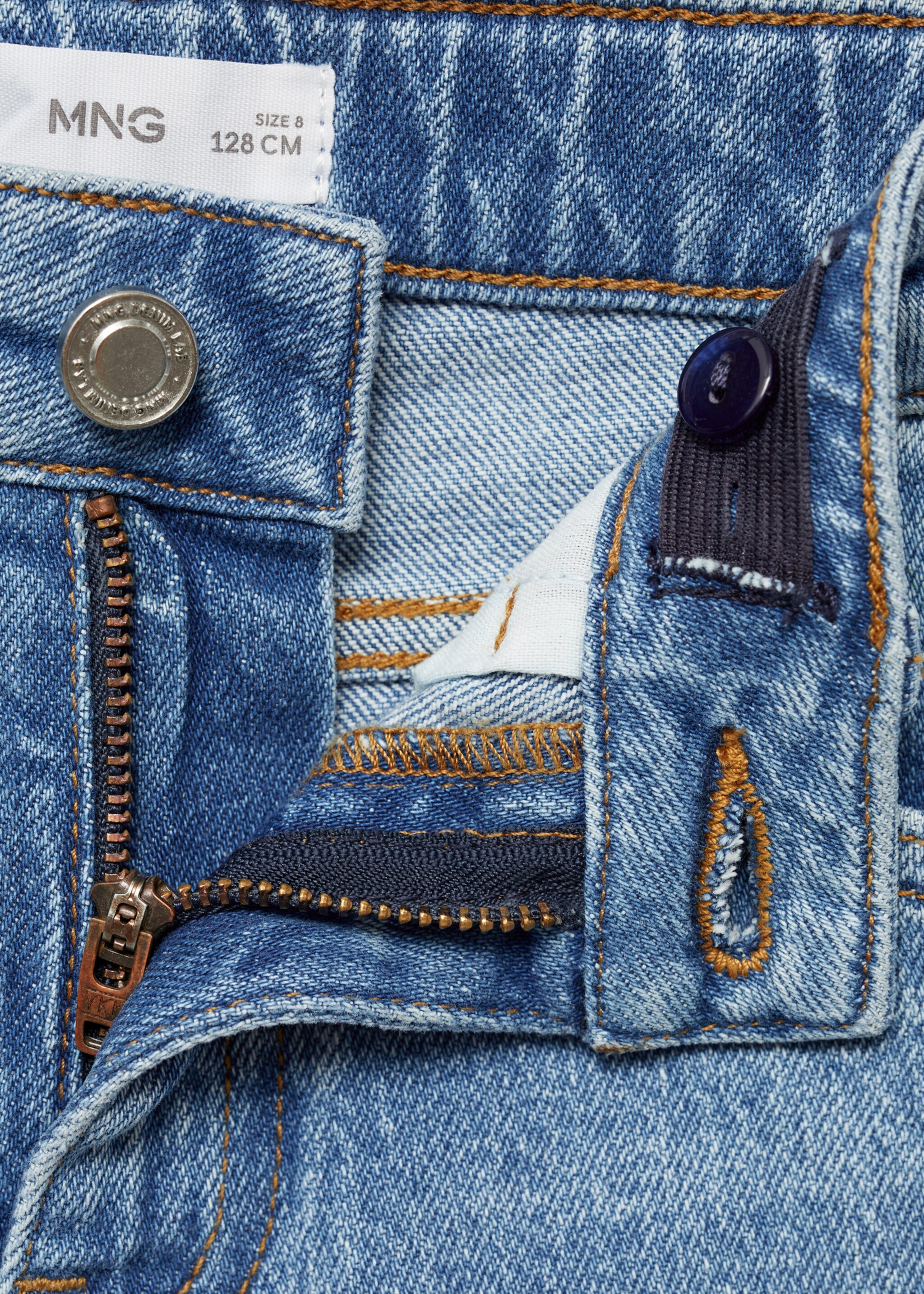 Straight jeans with turn-up - Details of the article 8