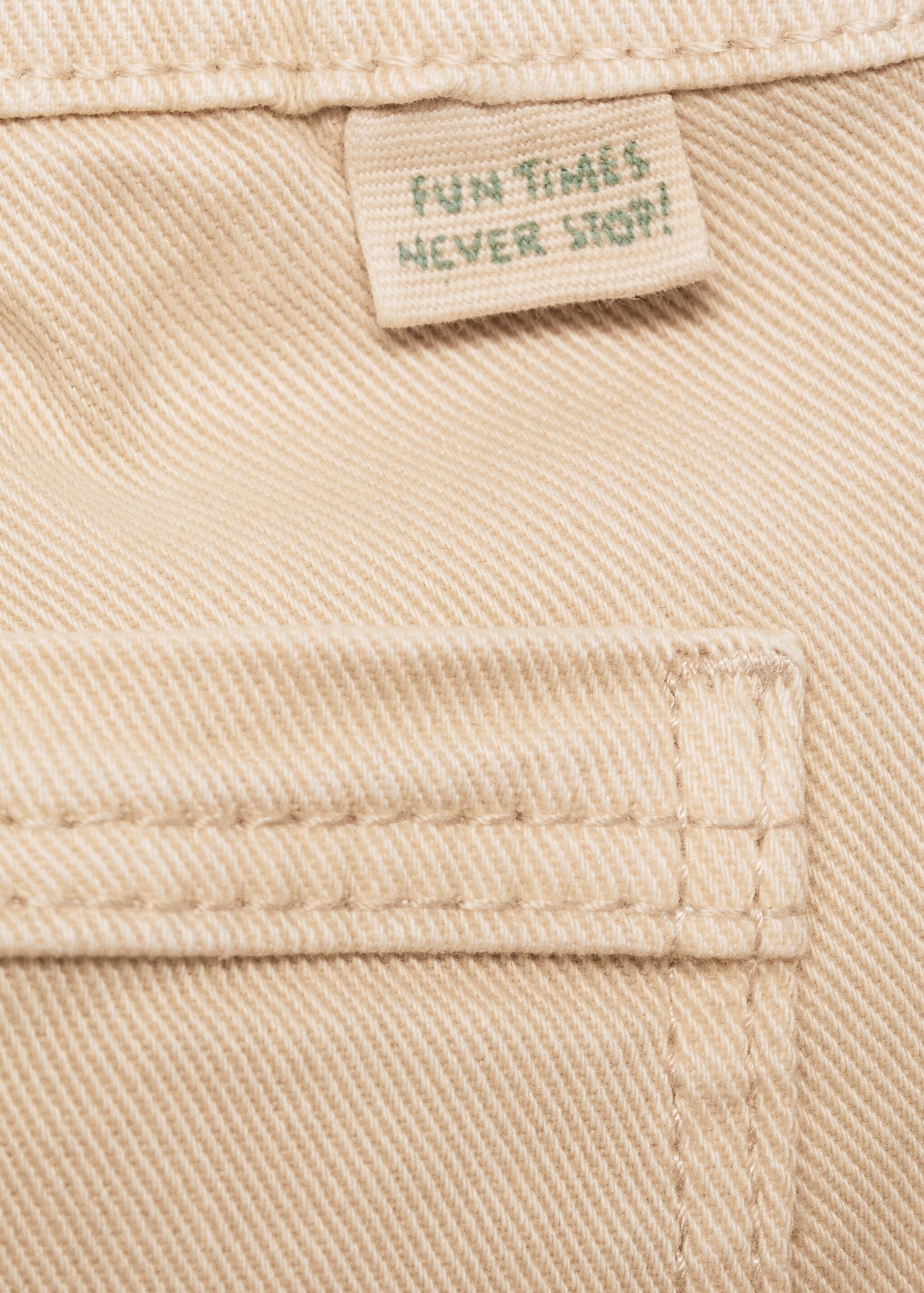 Straight-fit cotton trousers - Details of the article 0