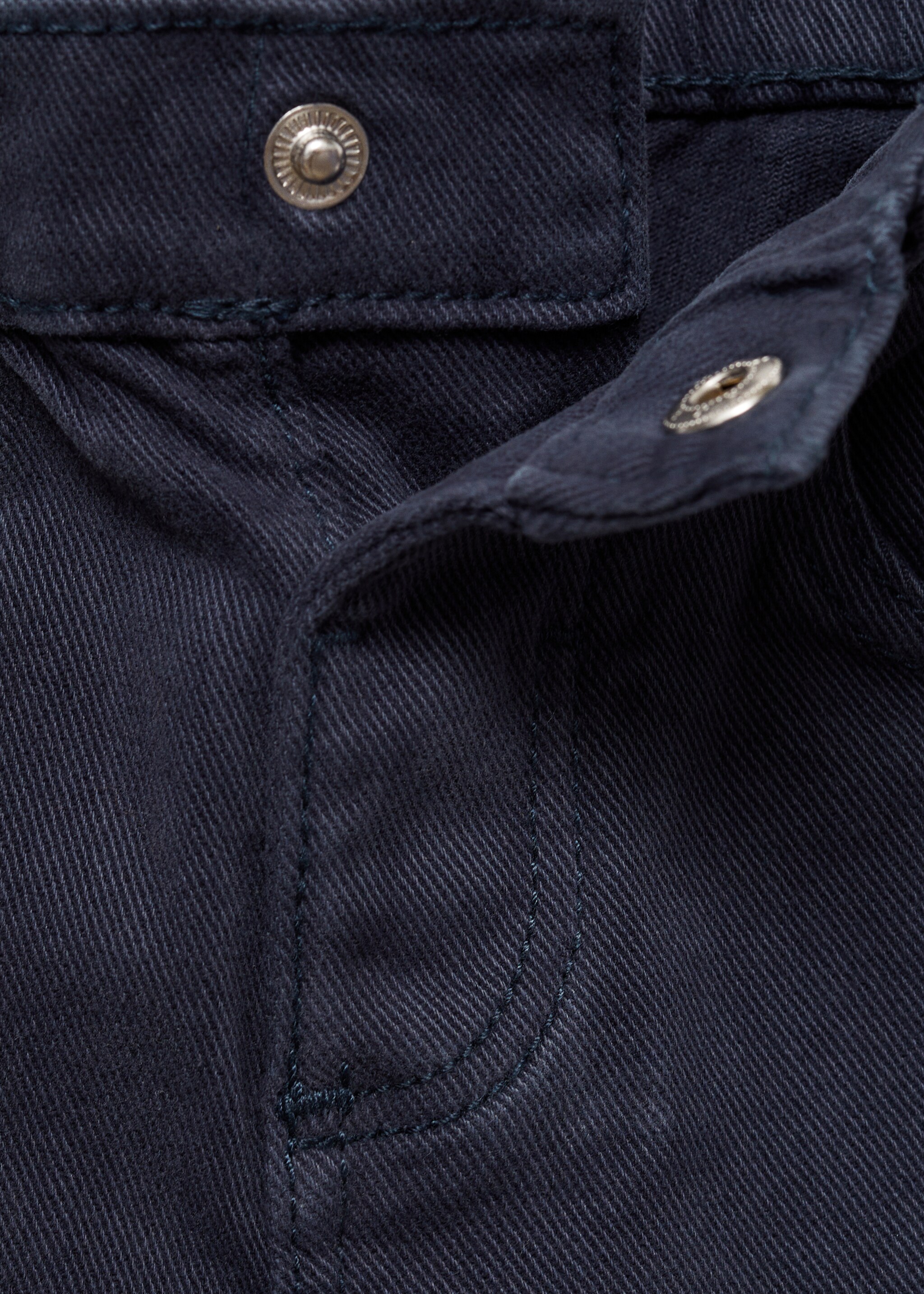 Straight-fit cotton trousers - Details of the article 8