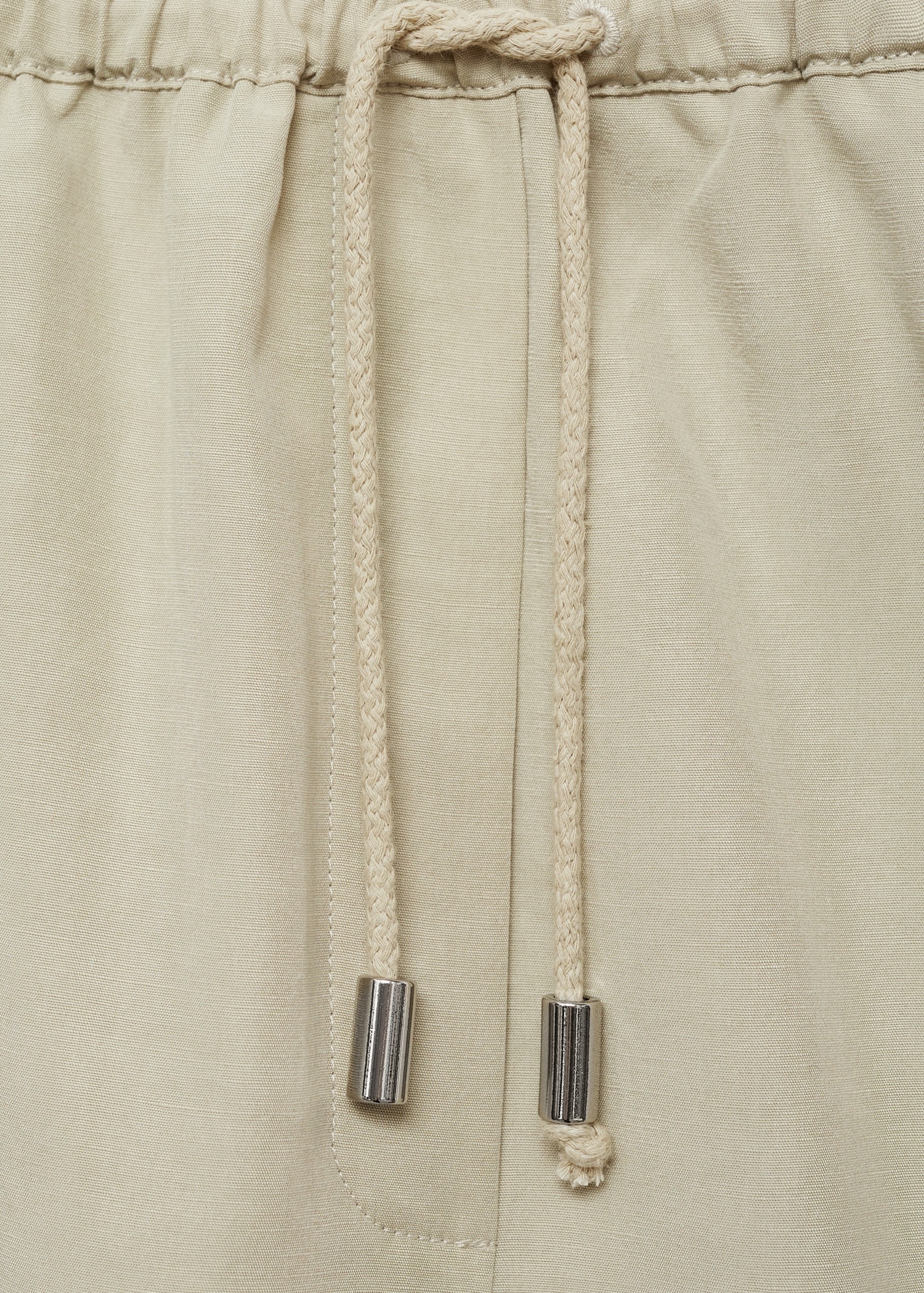 Wideleg lyocell bermuda shorts - Details of the article 8