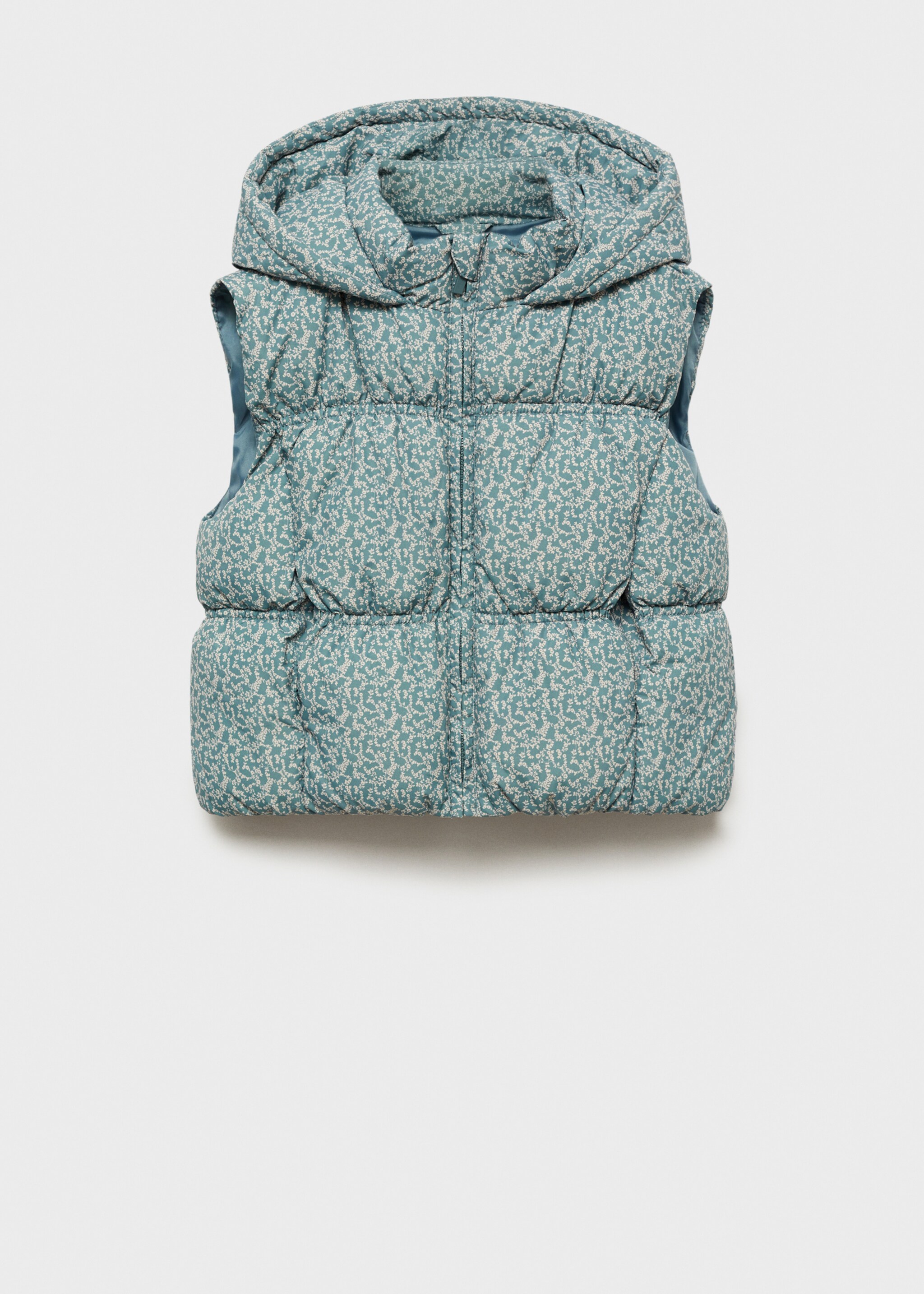 Printed quilted gilet - Article without model