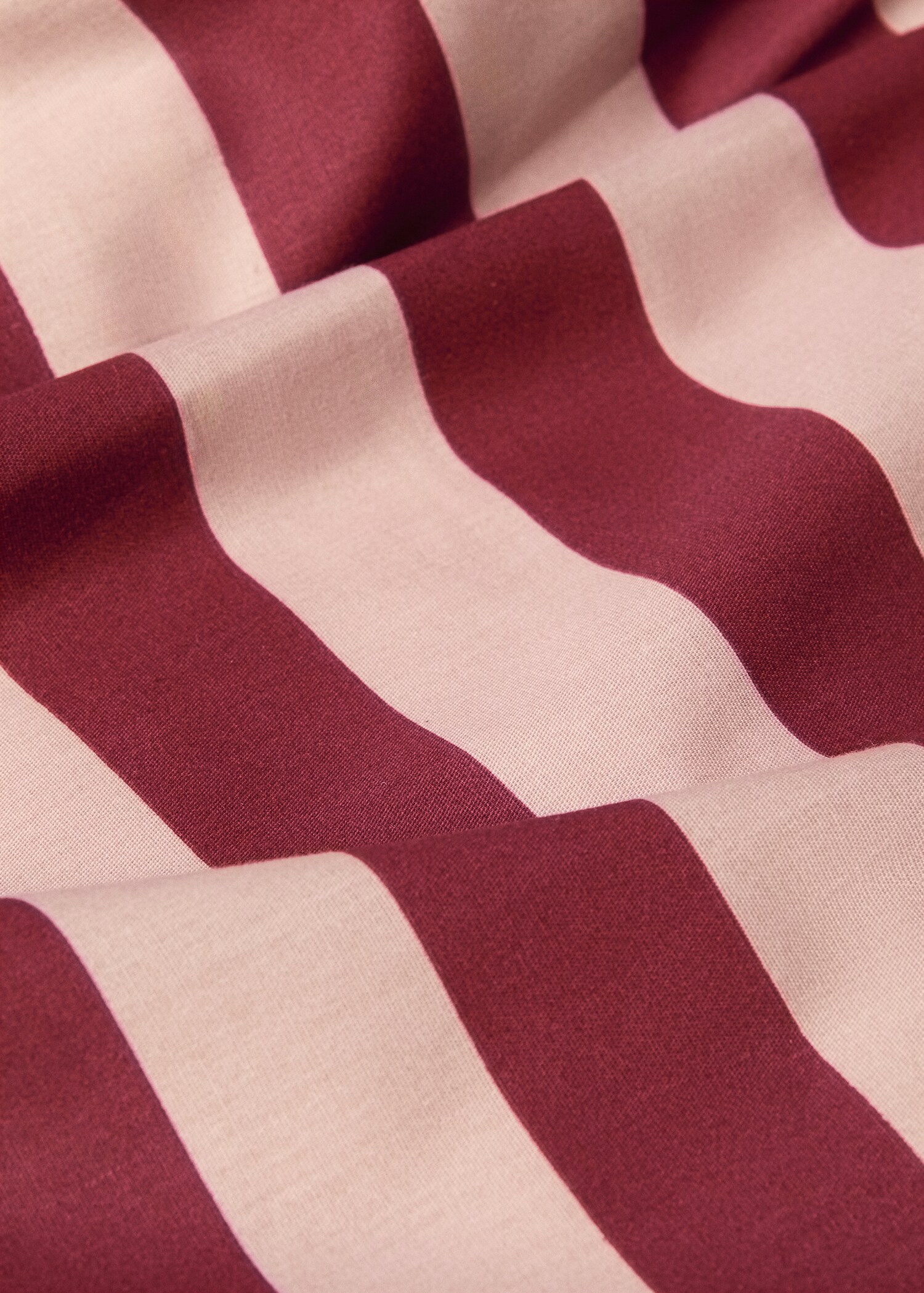 Percale cotton Kodak-striped duvet cover for 180cm bed - Details of the article 3