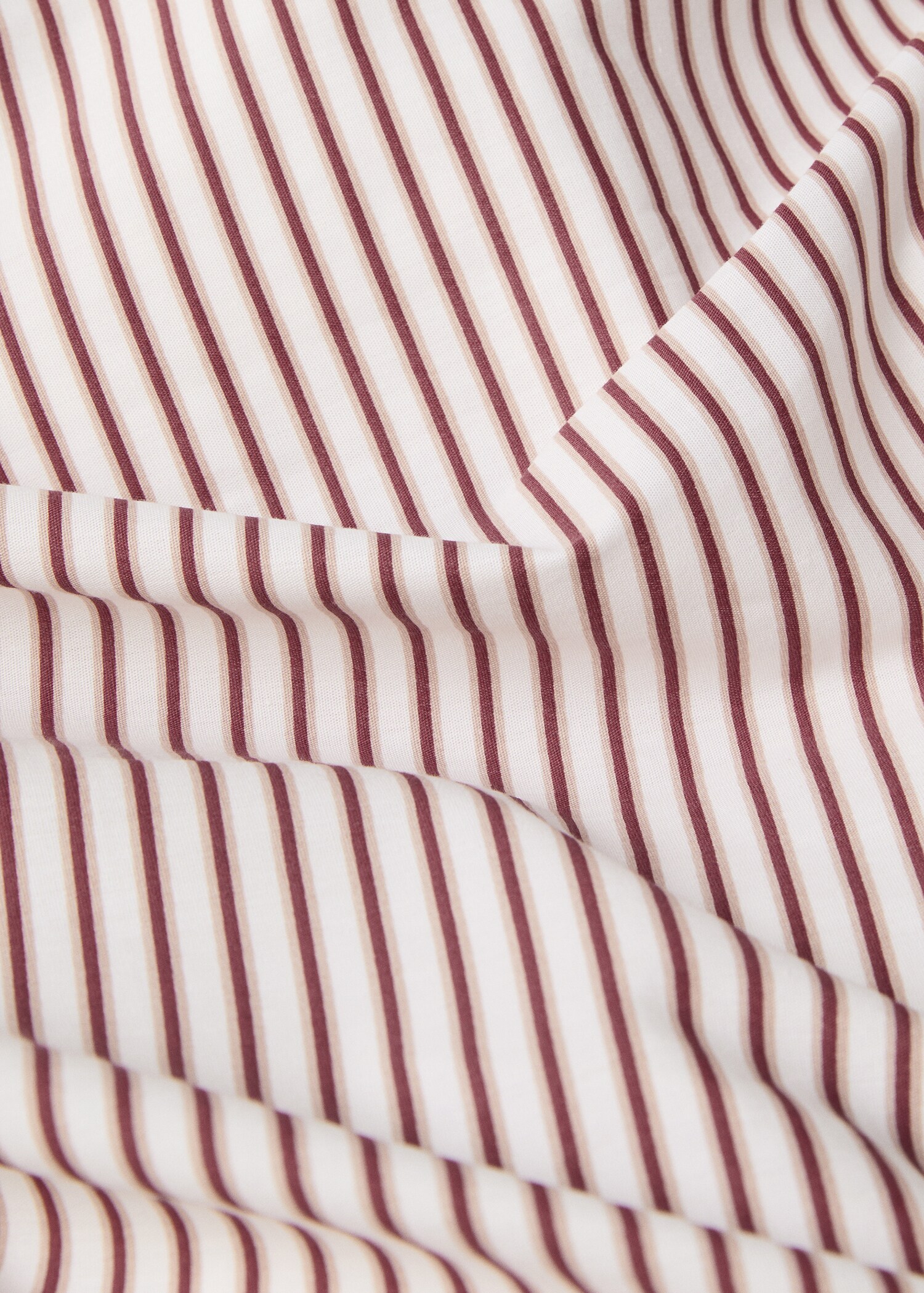 Percale cotton striped duvet cover for 150 cm bed - Details of the article 3