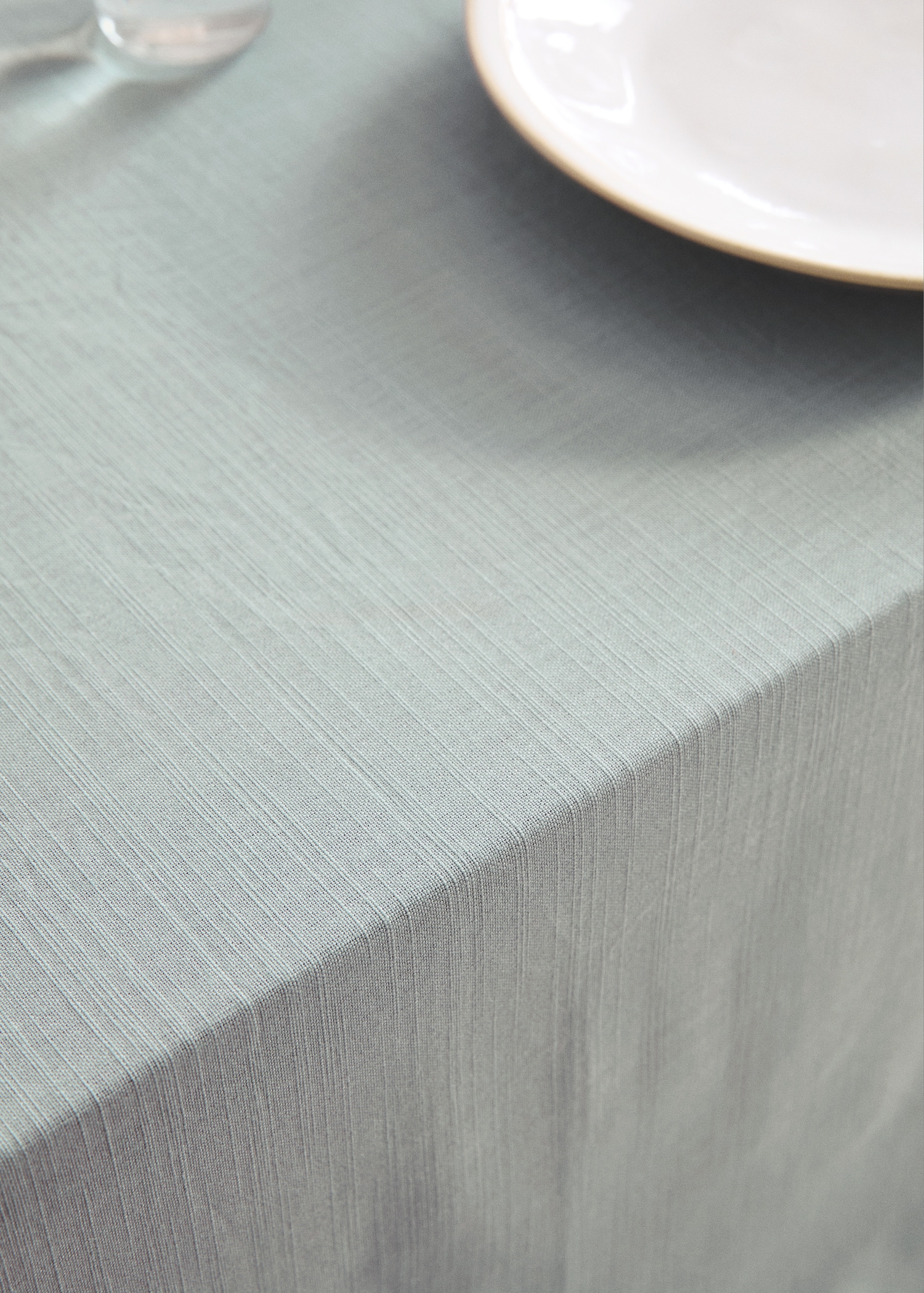 Hemstitch embroidered tablecloth 170x250cm - Details of the article 7