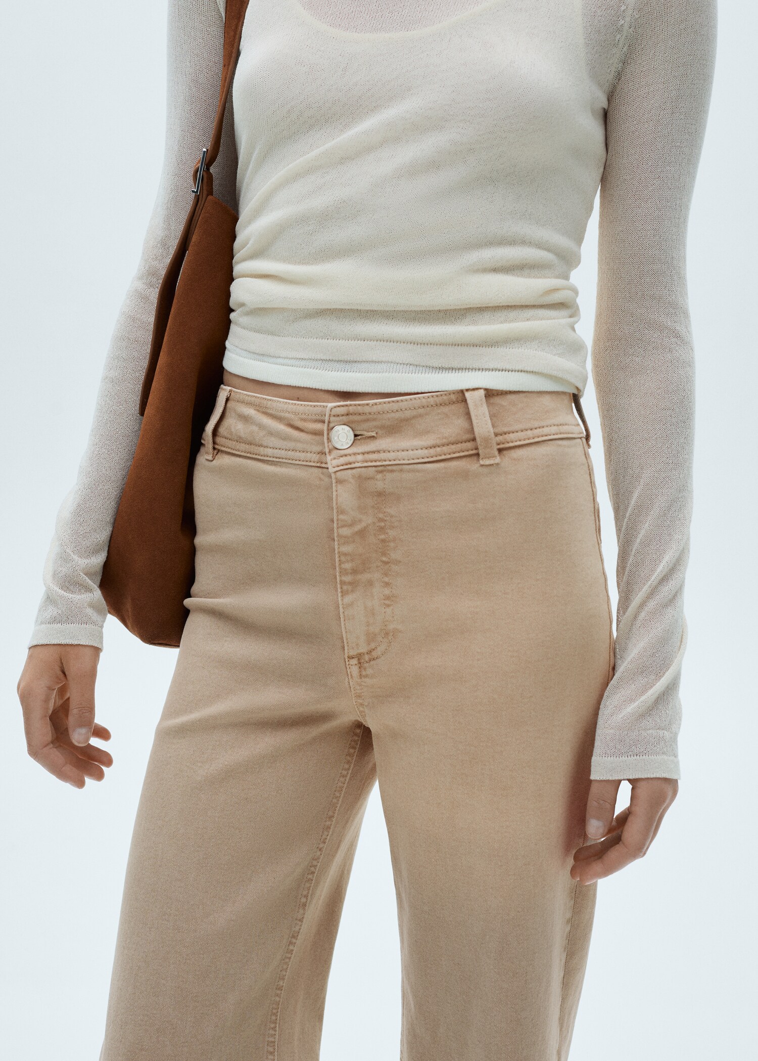 Jean style jupe-culotte Catherin taille haute - Détail de l'article 7