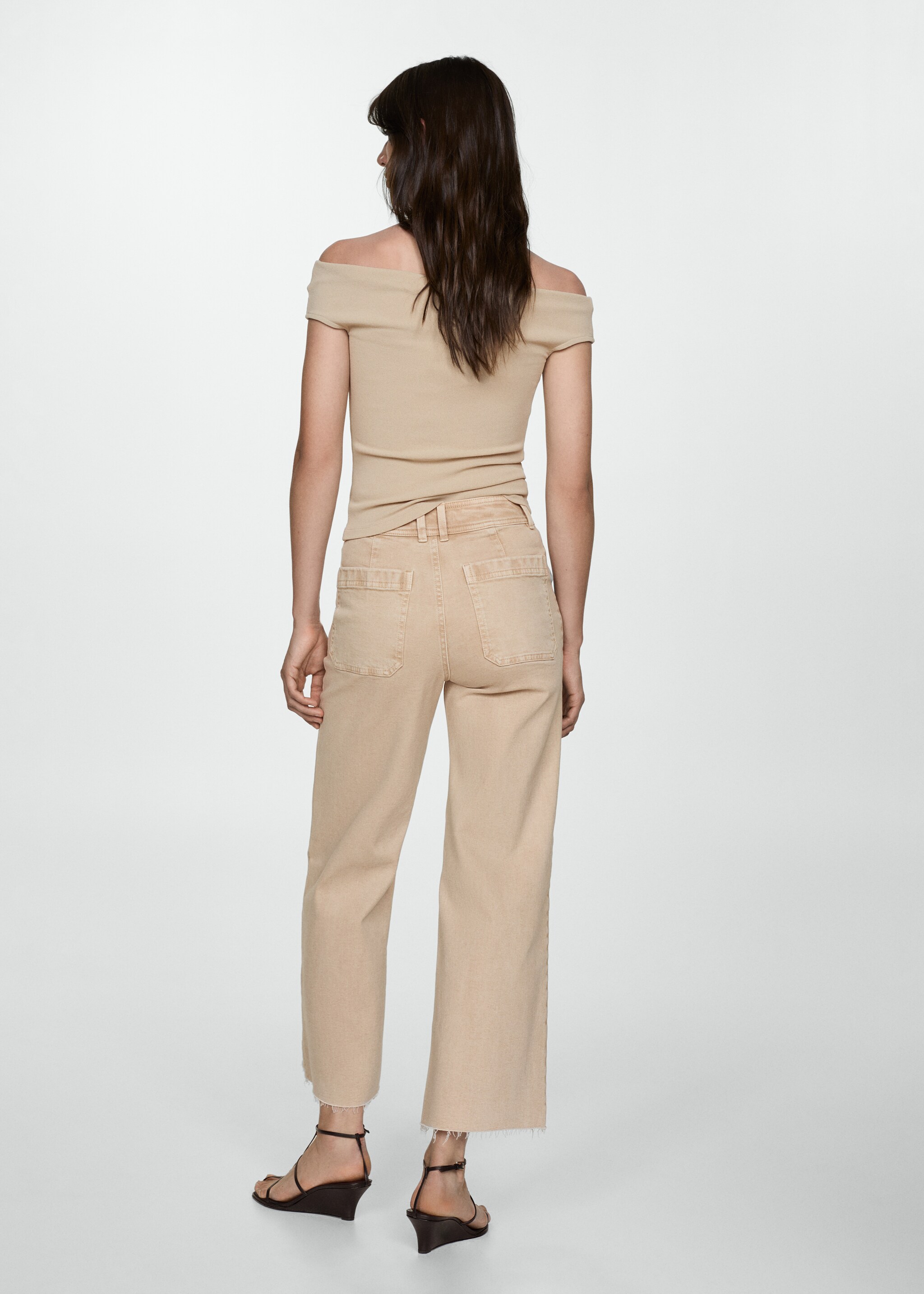 Catherin high-rise culotte jeans - Reverse of the article