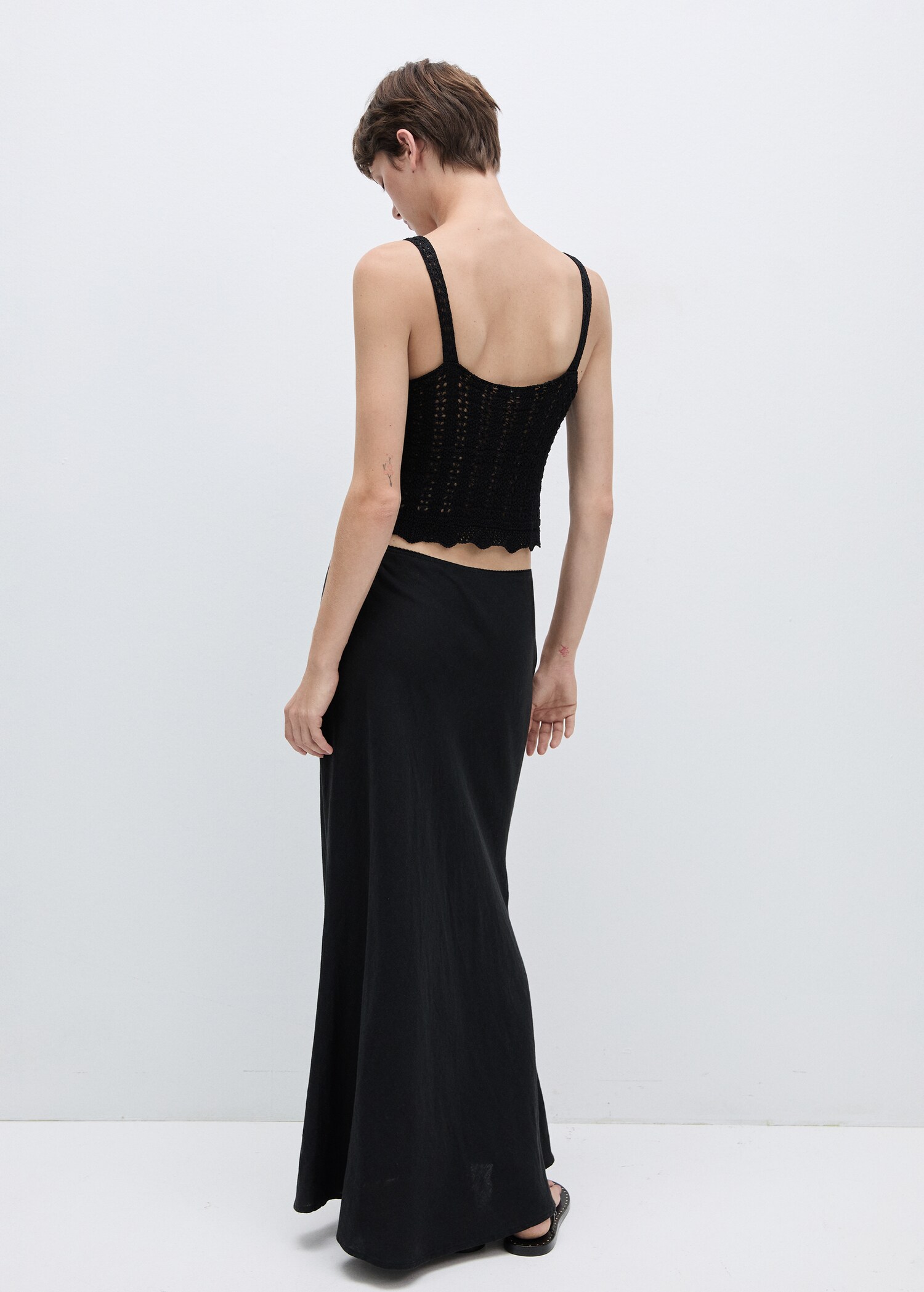 Crop top maille - Verso de l’article
