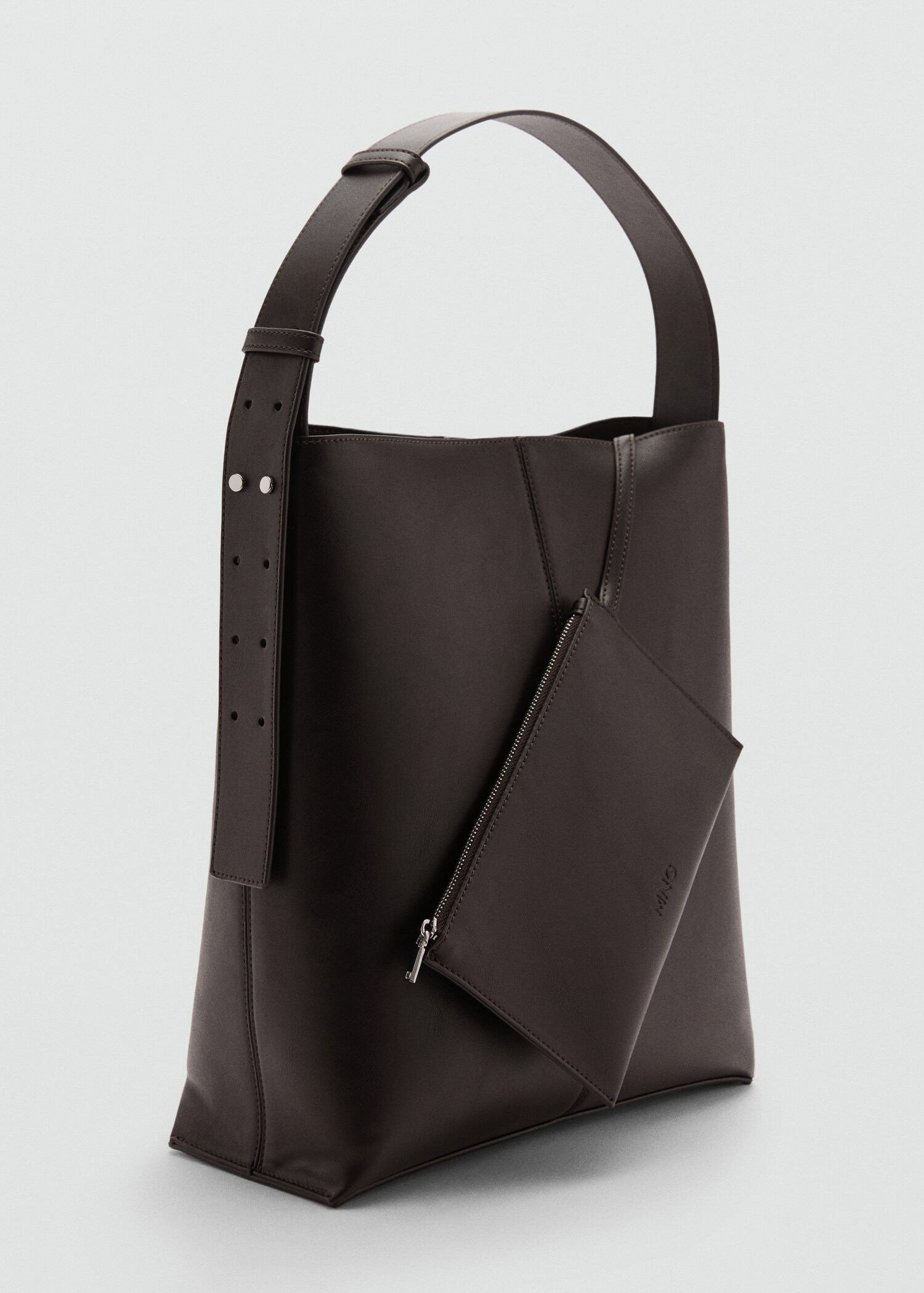 Short handle shopper bag - Medium plane