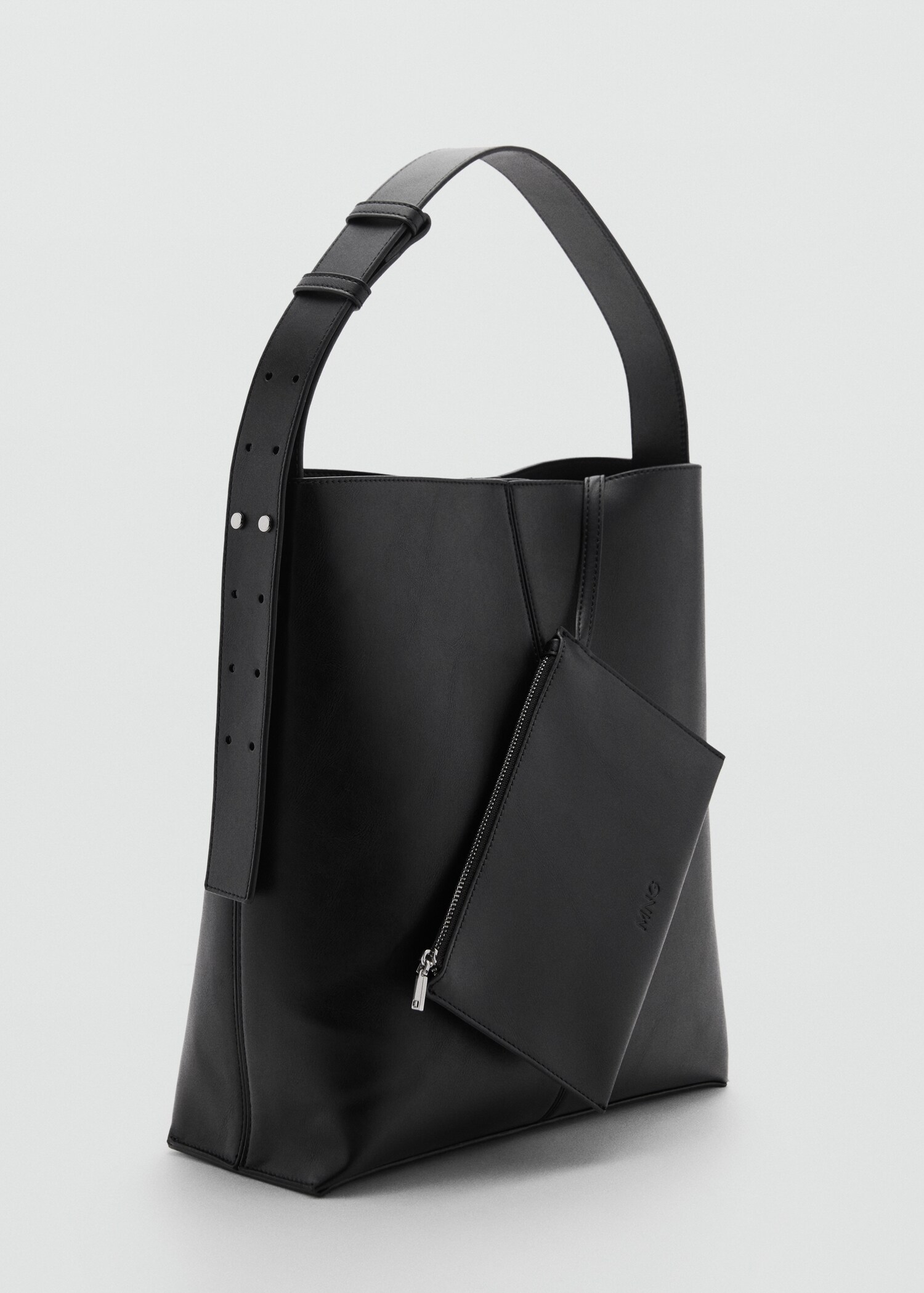 Short handle shopper bag - Medium plane