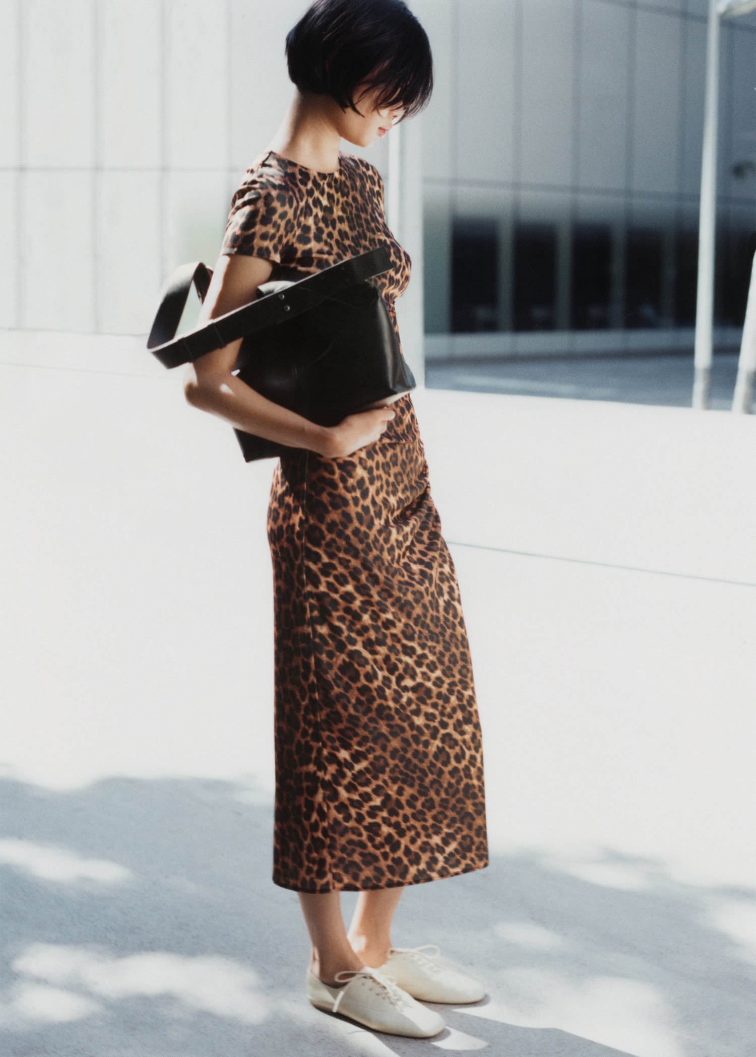 Short handle shopper bag