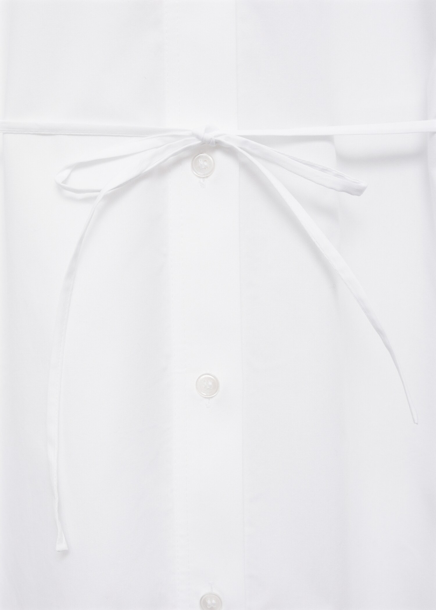 Long shirt with bow - Details of the article 0