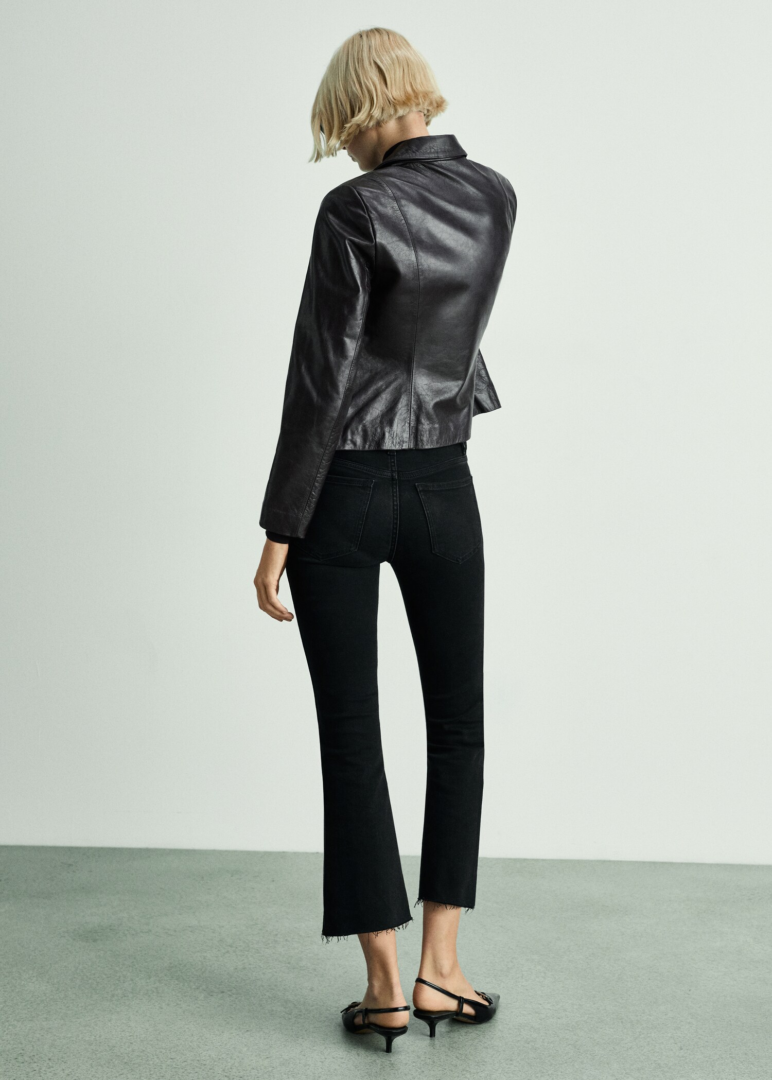 Jean Sienna flare crop - Verso de l’article
