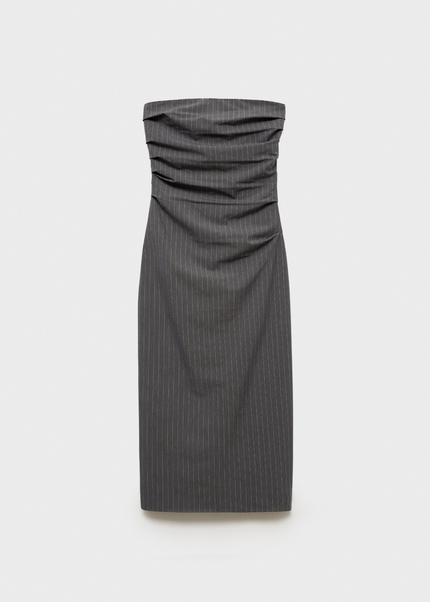 Strapless pinstripe dress - Article without model