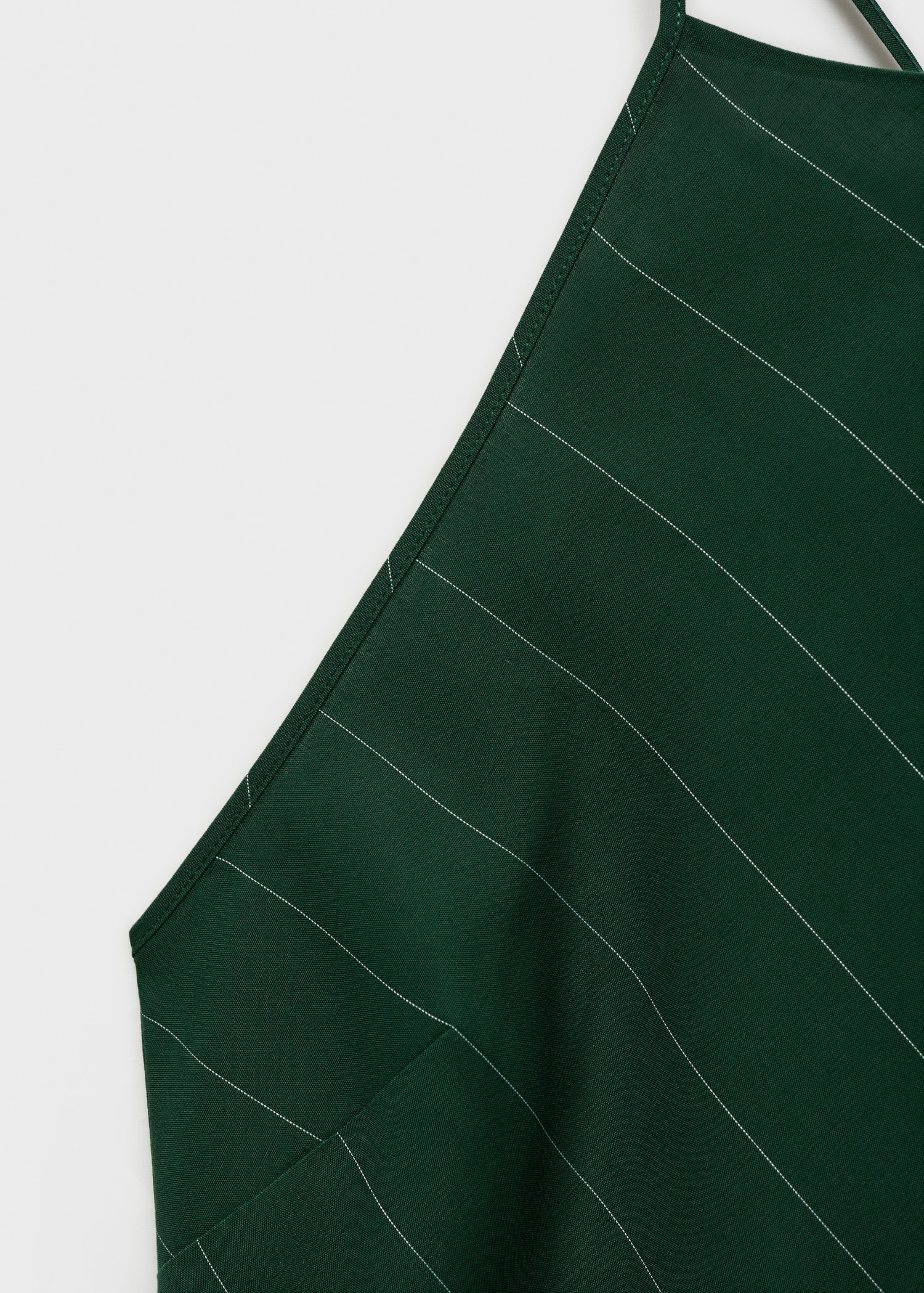 Pinstripe halter-neck dress - Details of the article 8