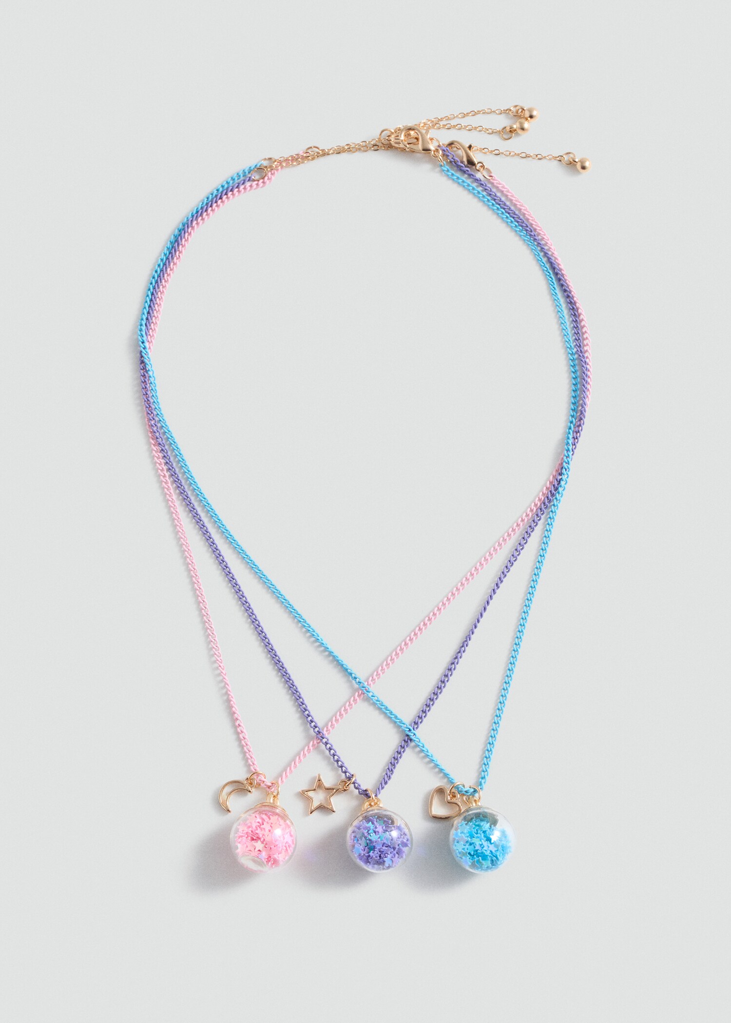 Pack of 3 Best Friends necklaces - Article without model