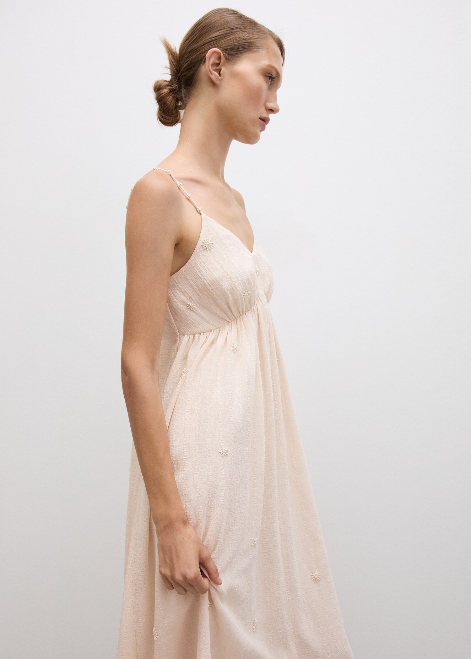 Beaded straps dress - Medium plane