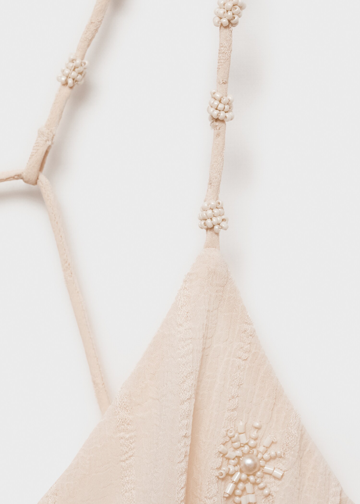 Beaded straps dress - Details of the article 0