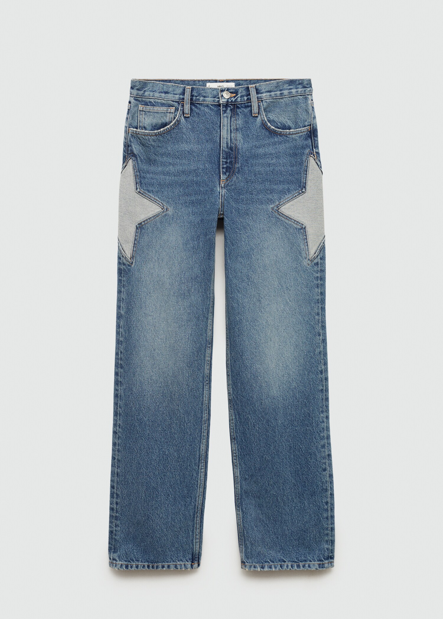 Jeans rectos estrellas - Artículo sin modelo