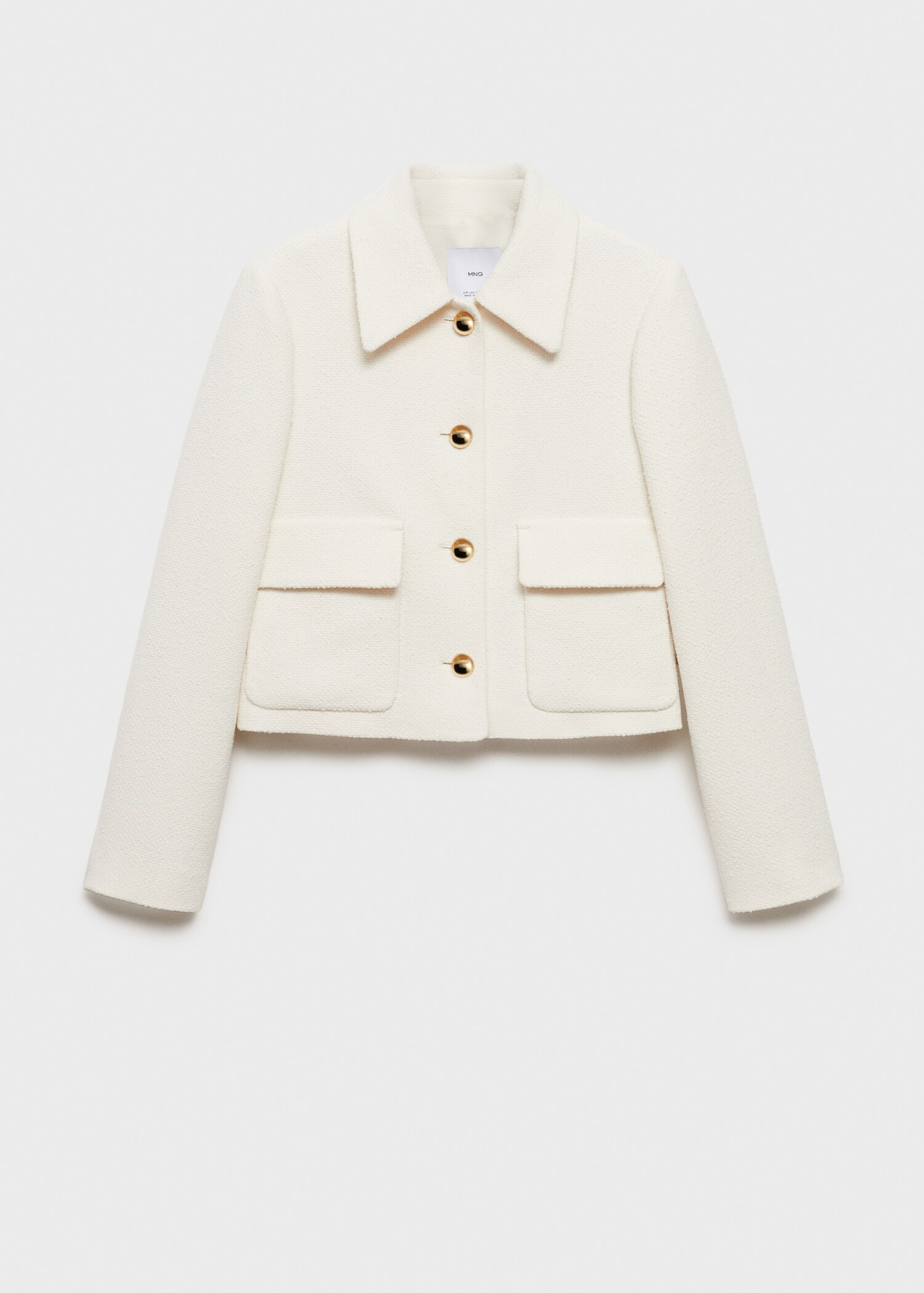 Tweed jacket with buttons - Article without model