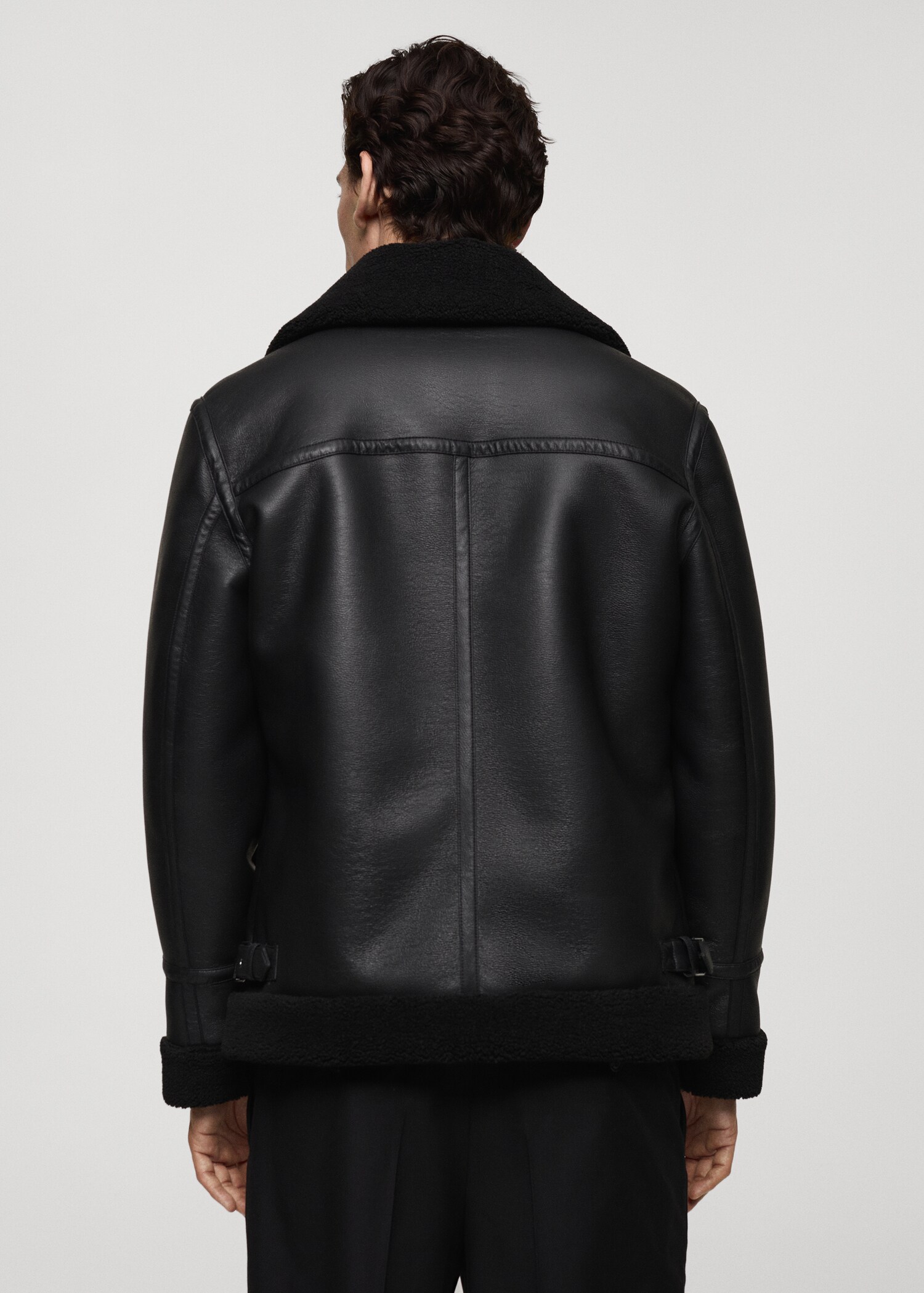 Double-sided fleece jacket - Reverse of the article