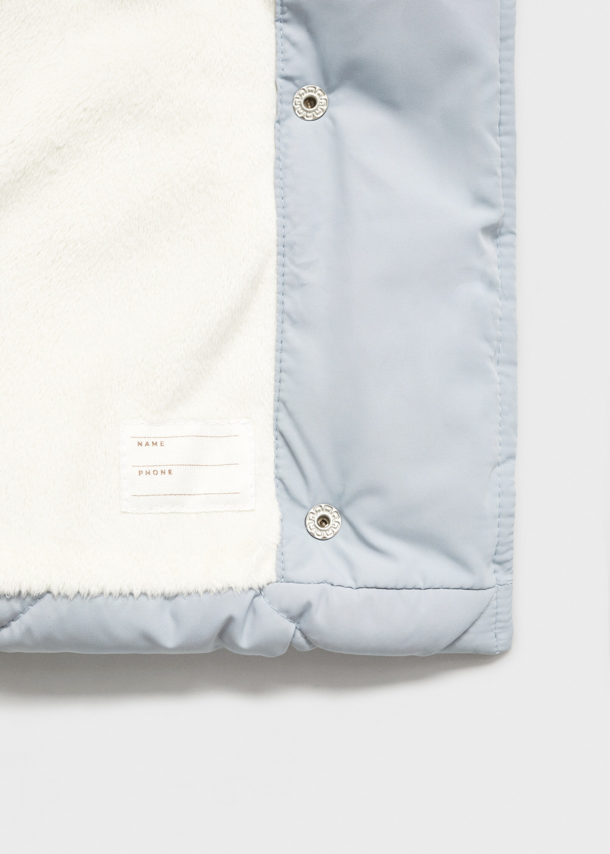 Hears hood quilted coat - Details of the article 0