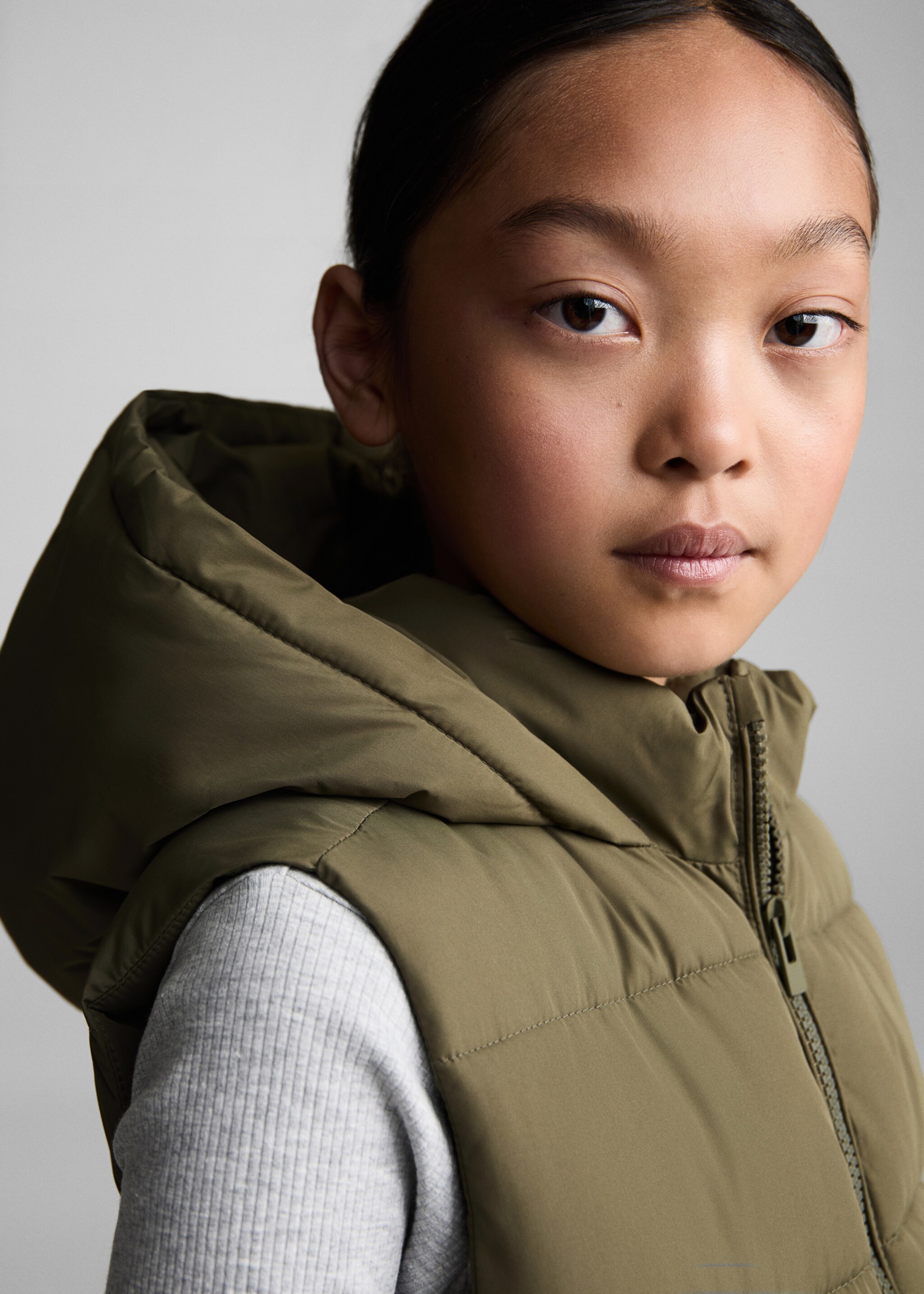 Long quilted gilet - Details of the article 1