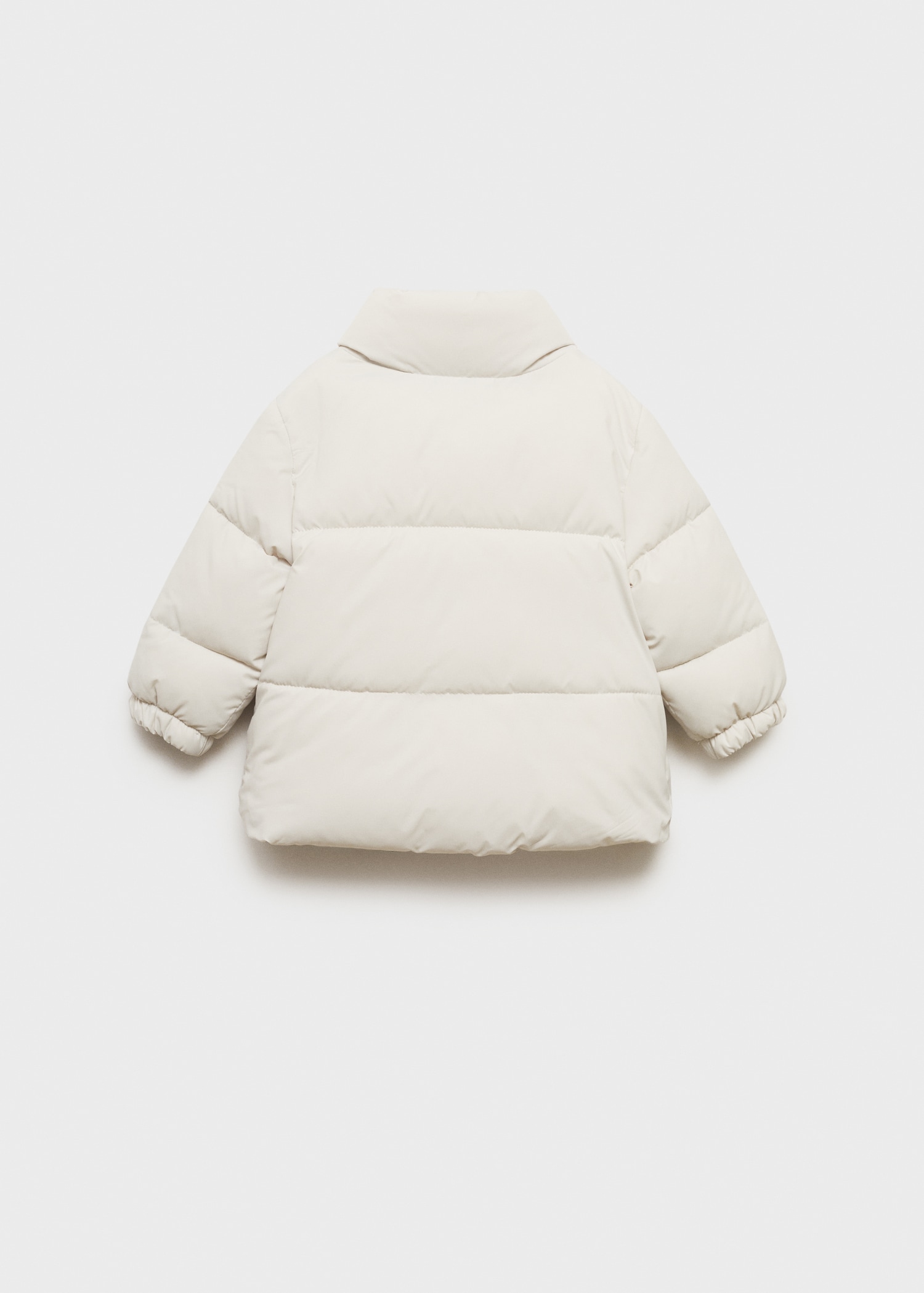 Padded anorak with fur-effect interior - Reverse of the article
