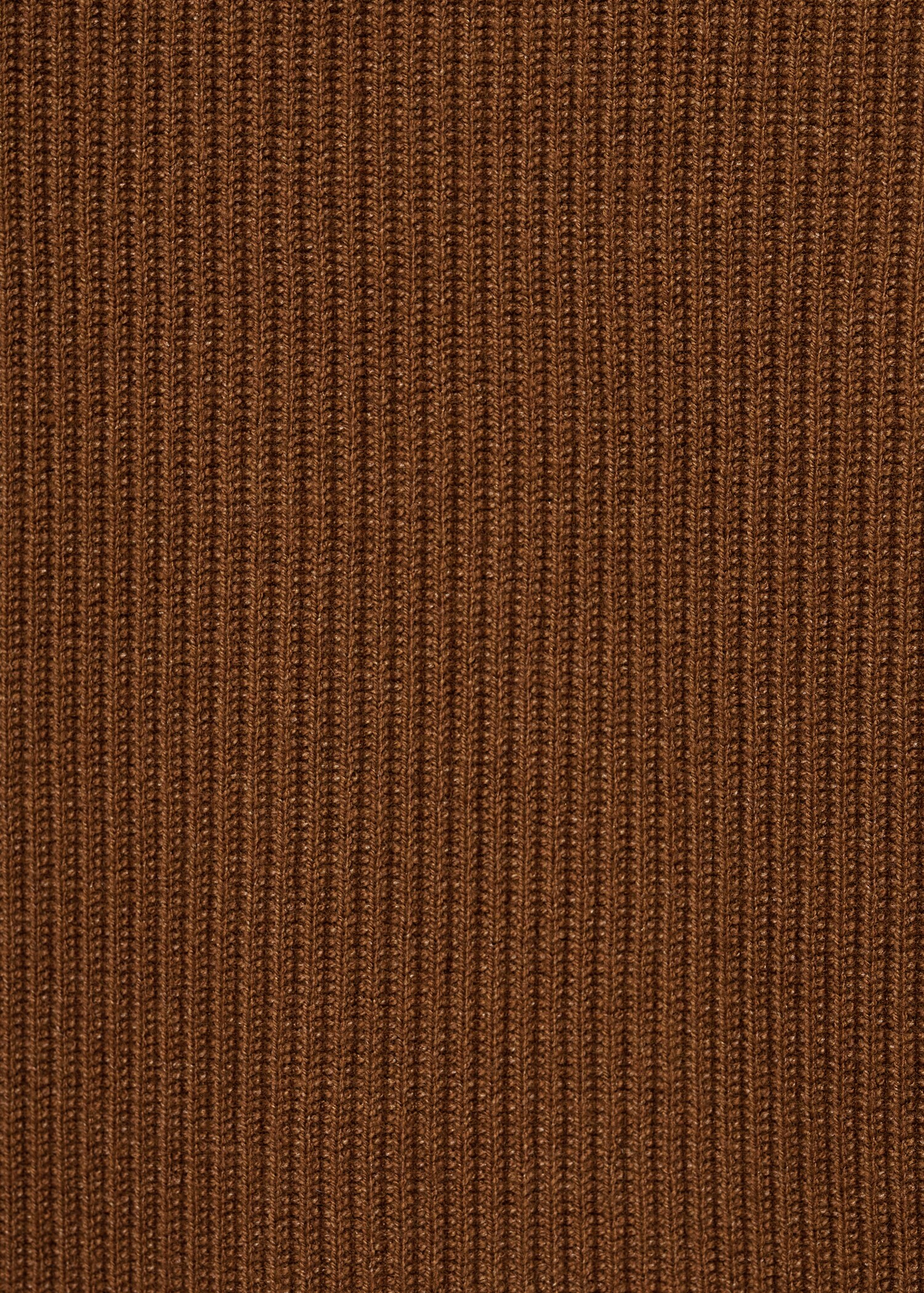 Pull-over polo coton mélangé maille côtelée - Détail de l'article 0
